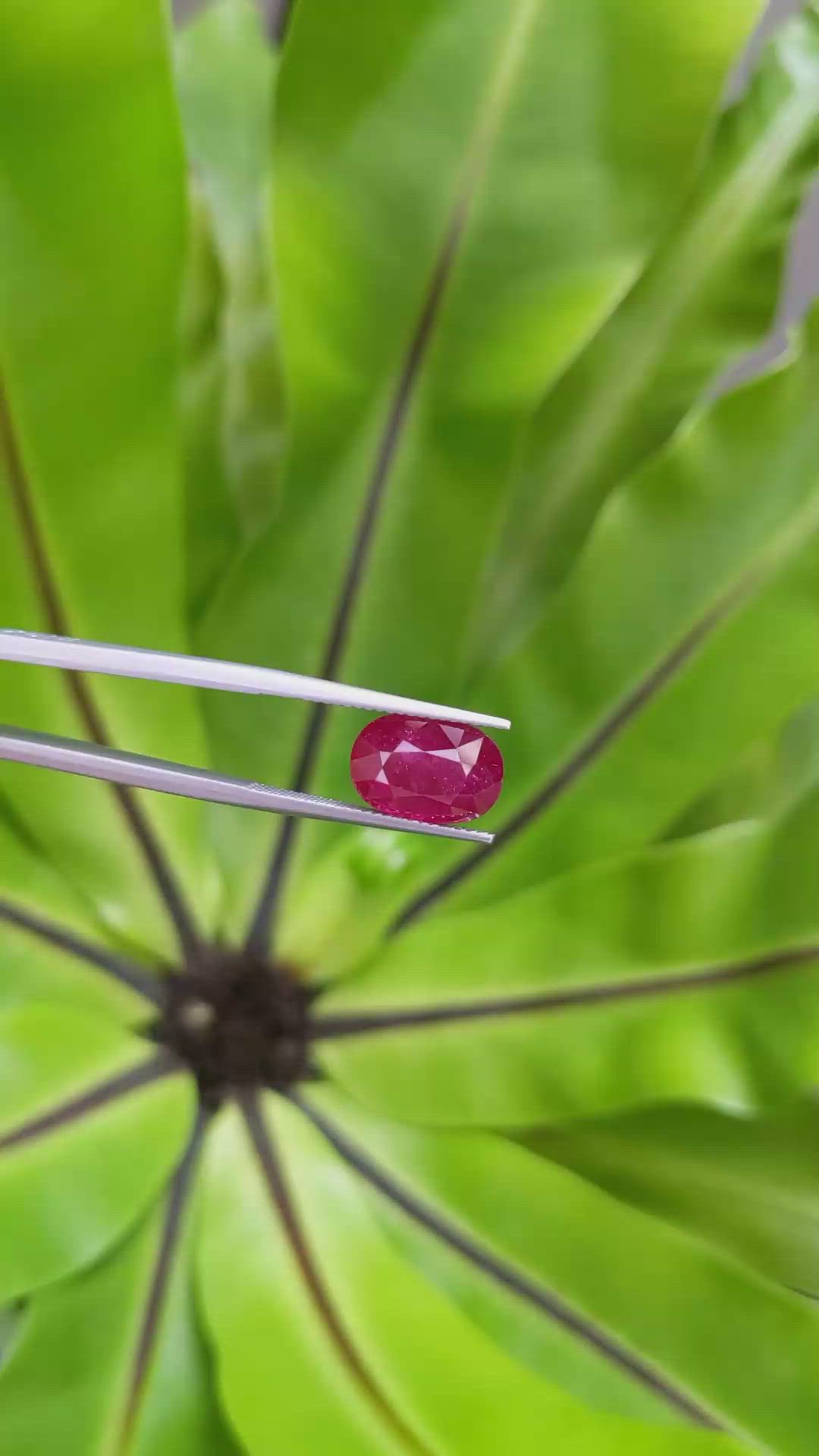 5.86 Ct. Ruby from Mozambique Size Video