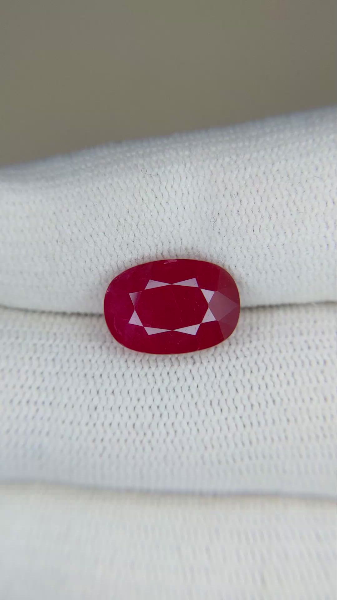 5.40 Ct. Ruby from Mozambique Size Video