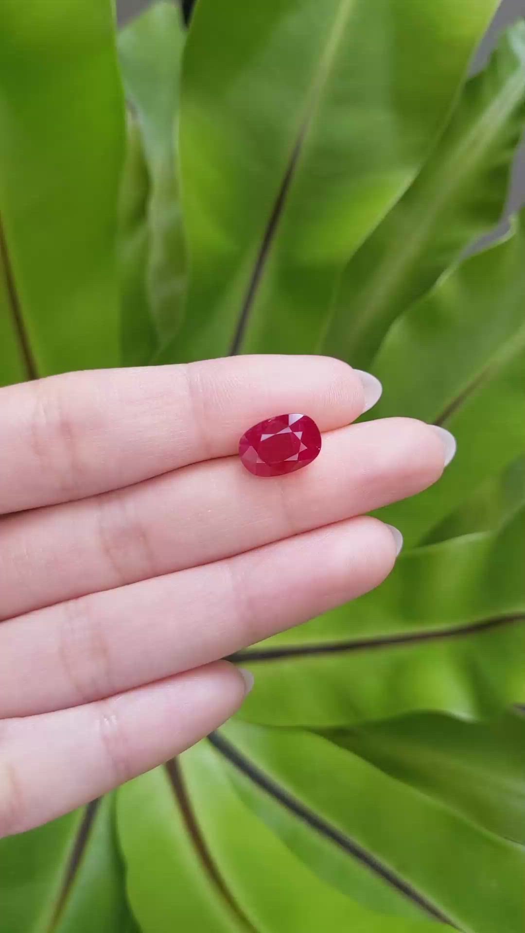 5.40 Ct. Ruby from Mozambique Size Video