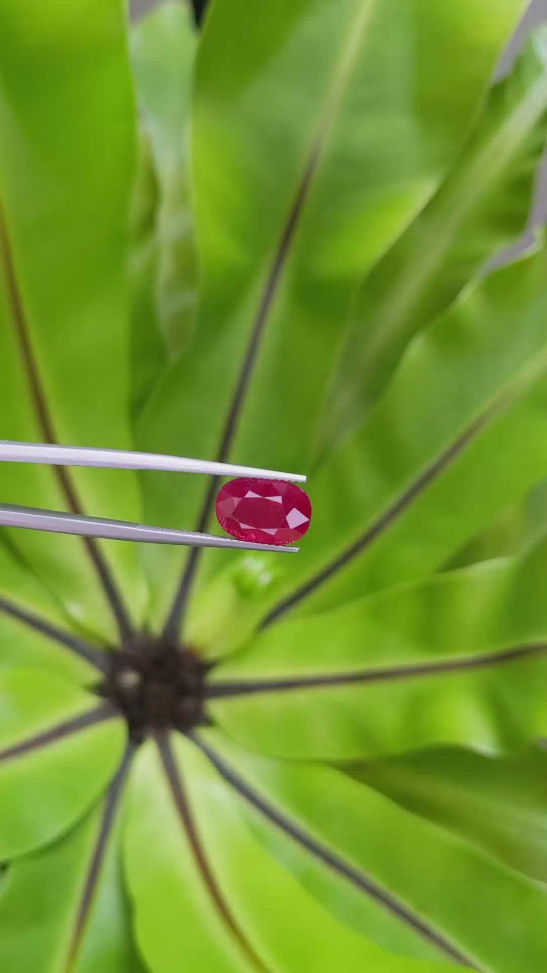 5.40 Ct. Ruby from Mozambique Size Video