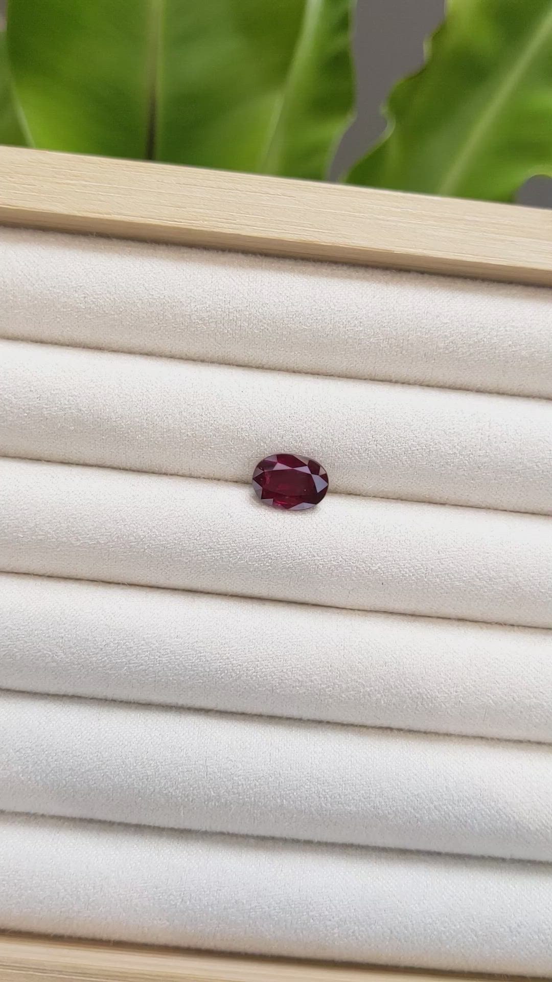 2.98 Ct. Ruby from Mozambique Size Video