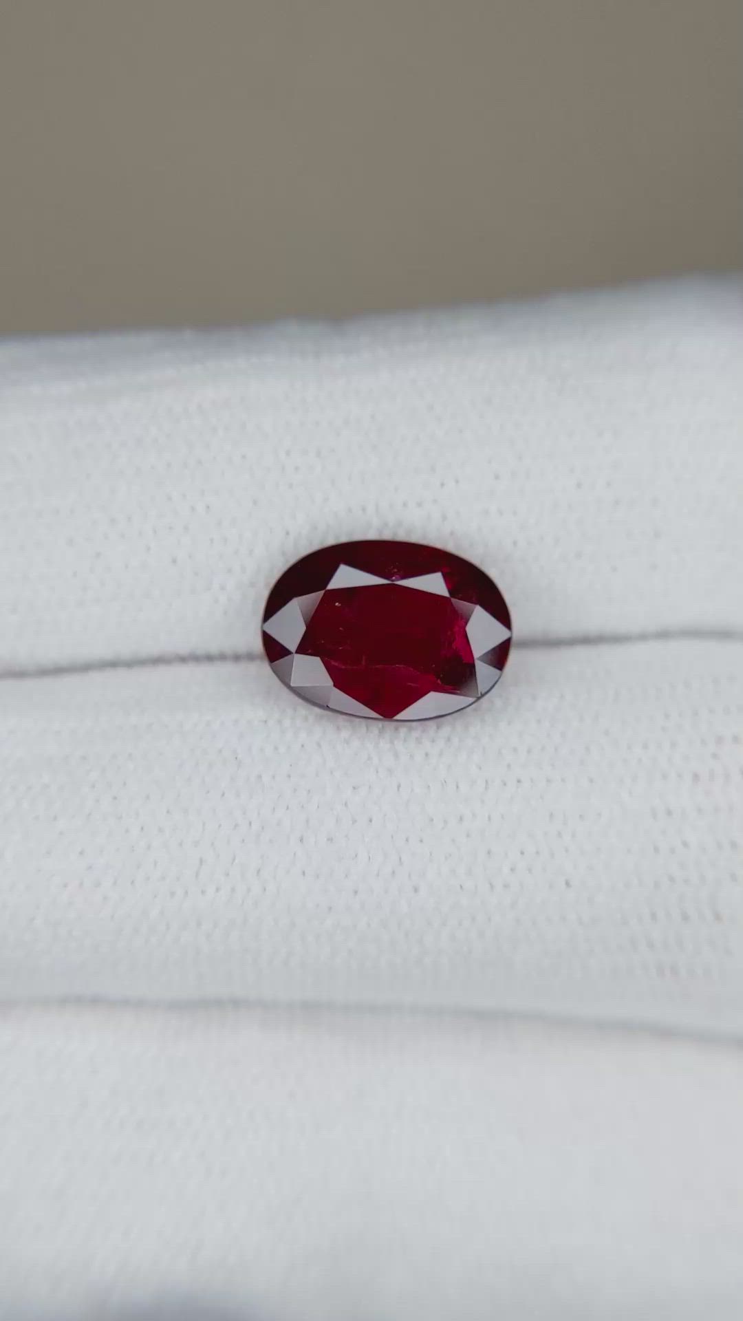 2.98 Ct. Ruby from Mozambique Size Video