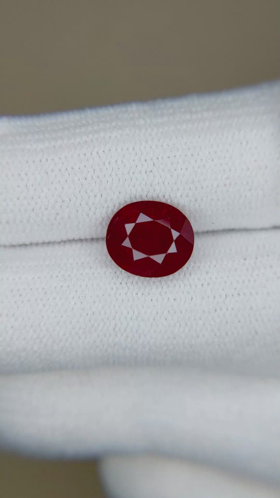 3.03 Ct. Ruby from Mozambique Size Video