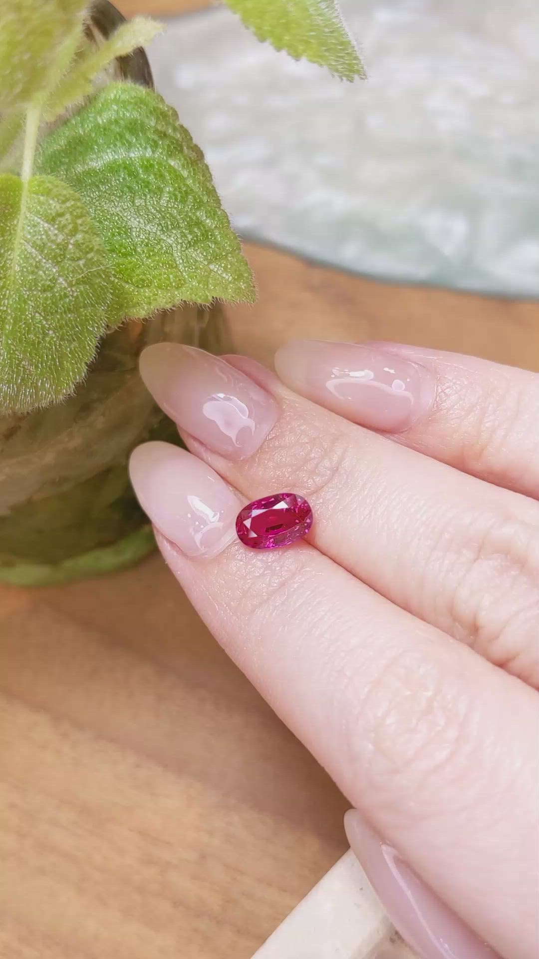 2.13 Ct. Ruby from Mozambique Size Video
