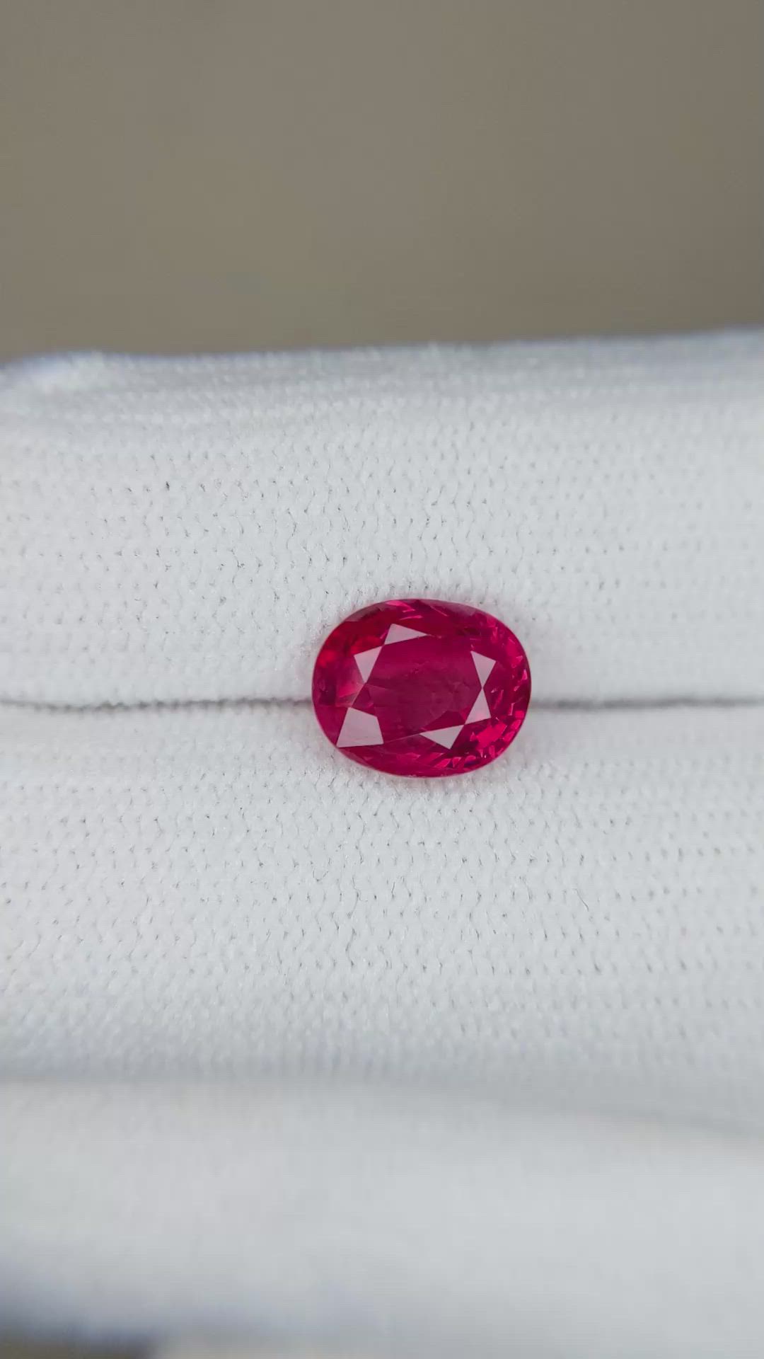 2.06 Ct. Ruby from Mozambique Size Video