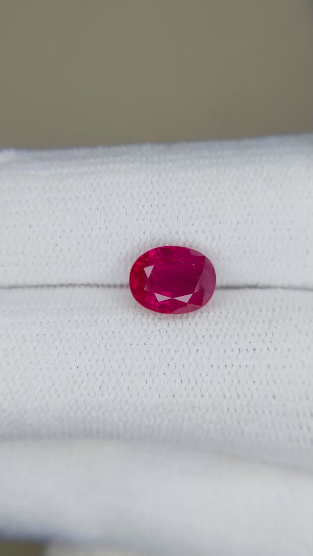 2.07 Ct. Ruby from Mozambique Size Video