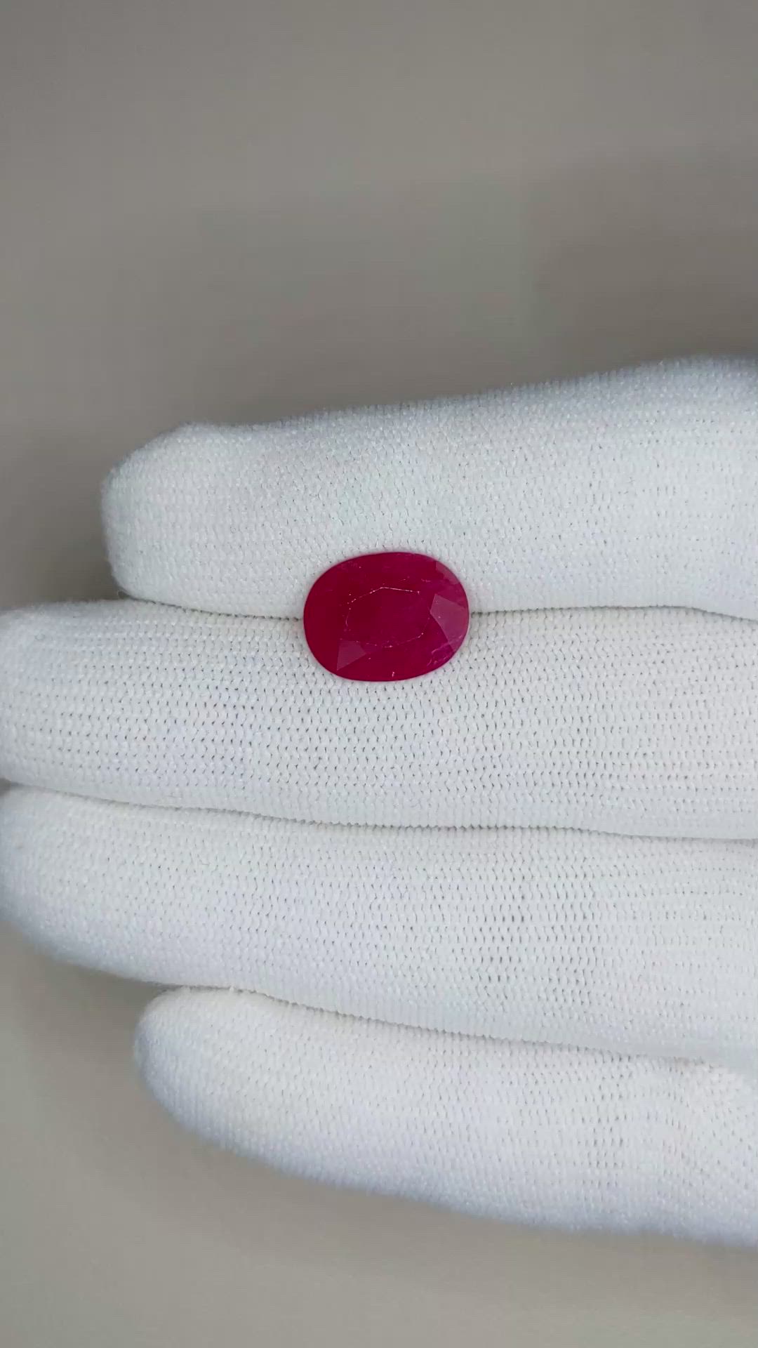 5.57 Ct. Ruby from Mozambique Size Video