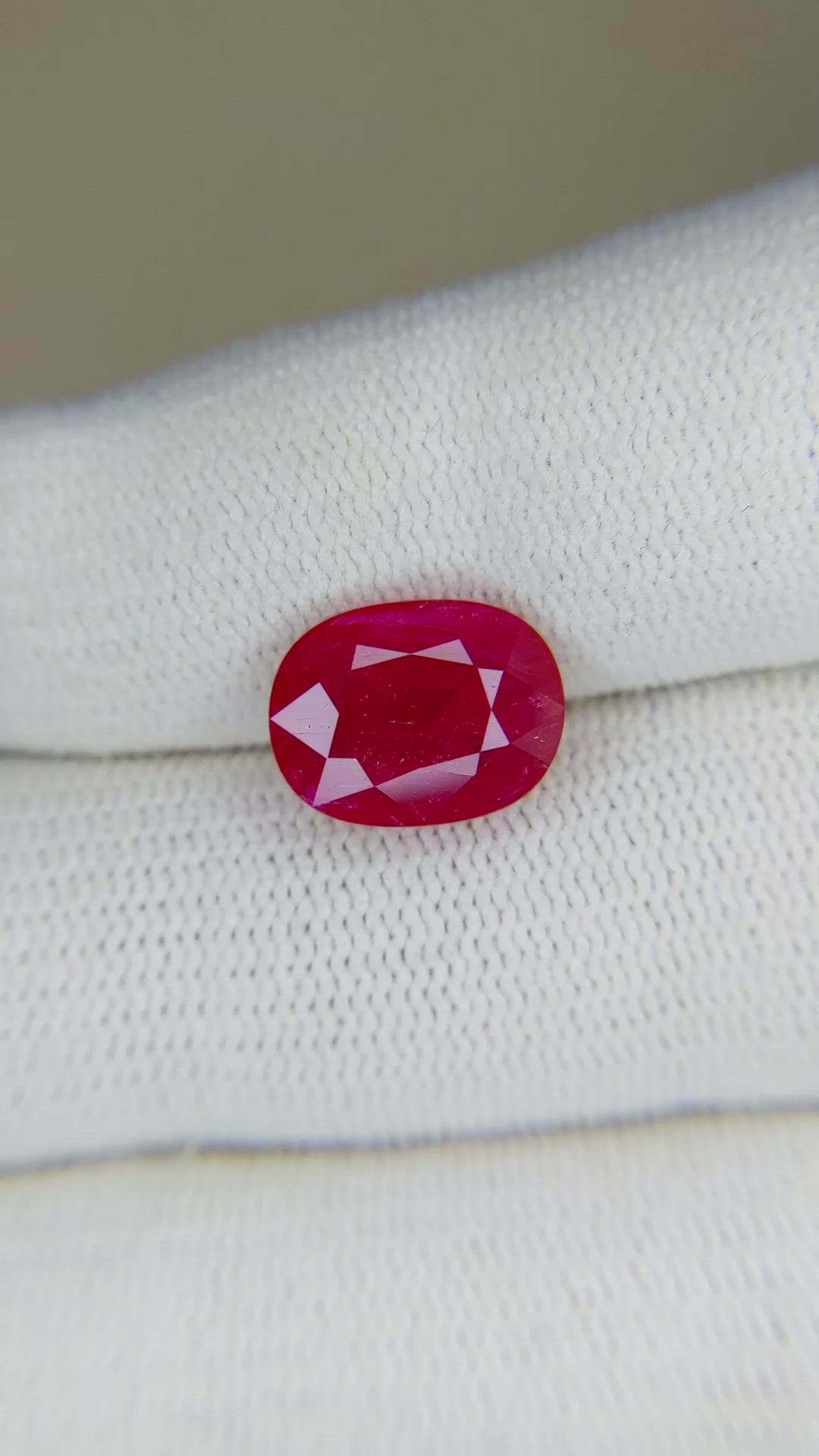 3.23 Ct. Ruby from Mozambique Size Video