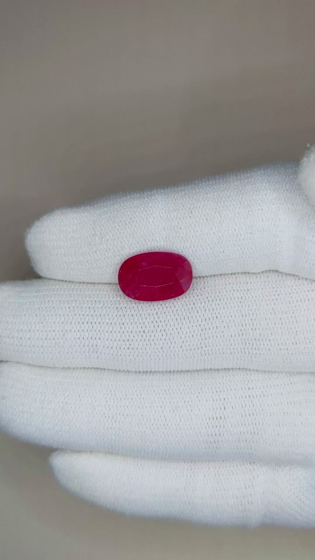 5.81 Ct. Ruby from Mozambique Size Video