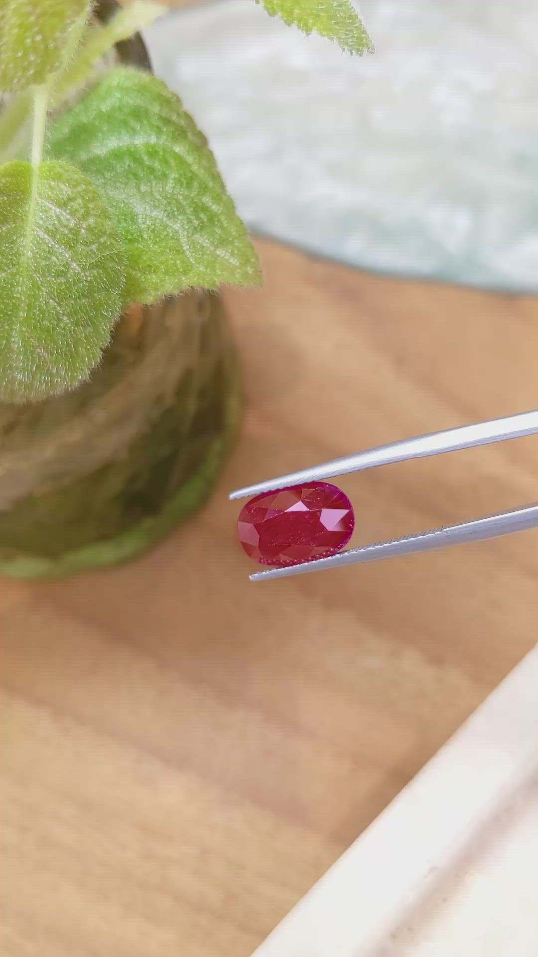 5.81 Ct. Ruby from Mozambique Size Video
