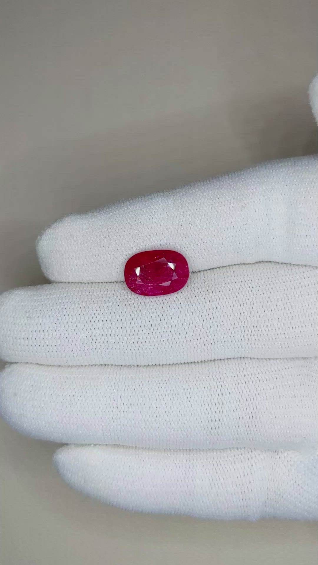 4.32 Ct. Ruby from Mozambique Size Video