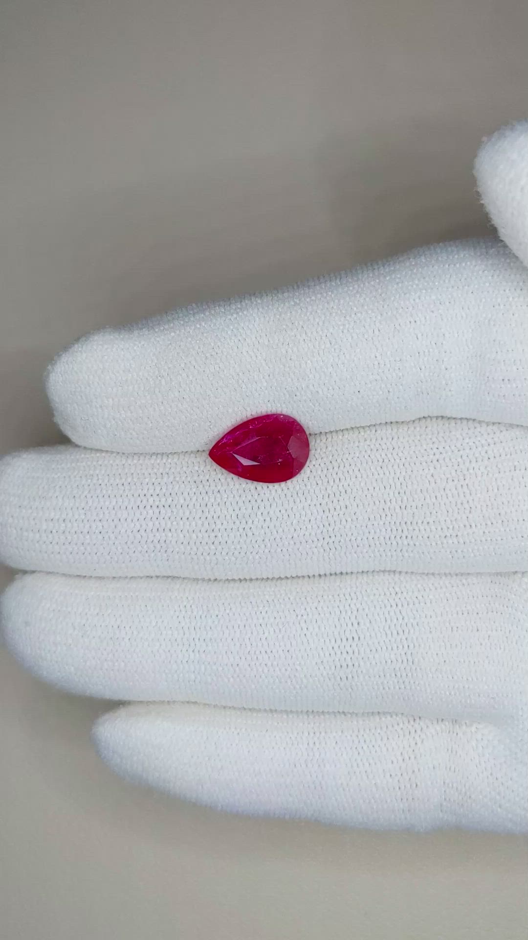 2.61 Ct. Ruby from Mozambique Size Video