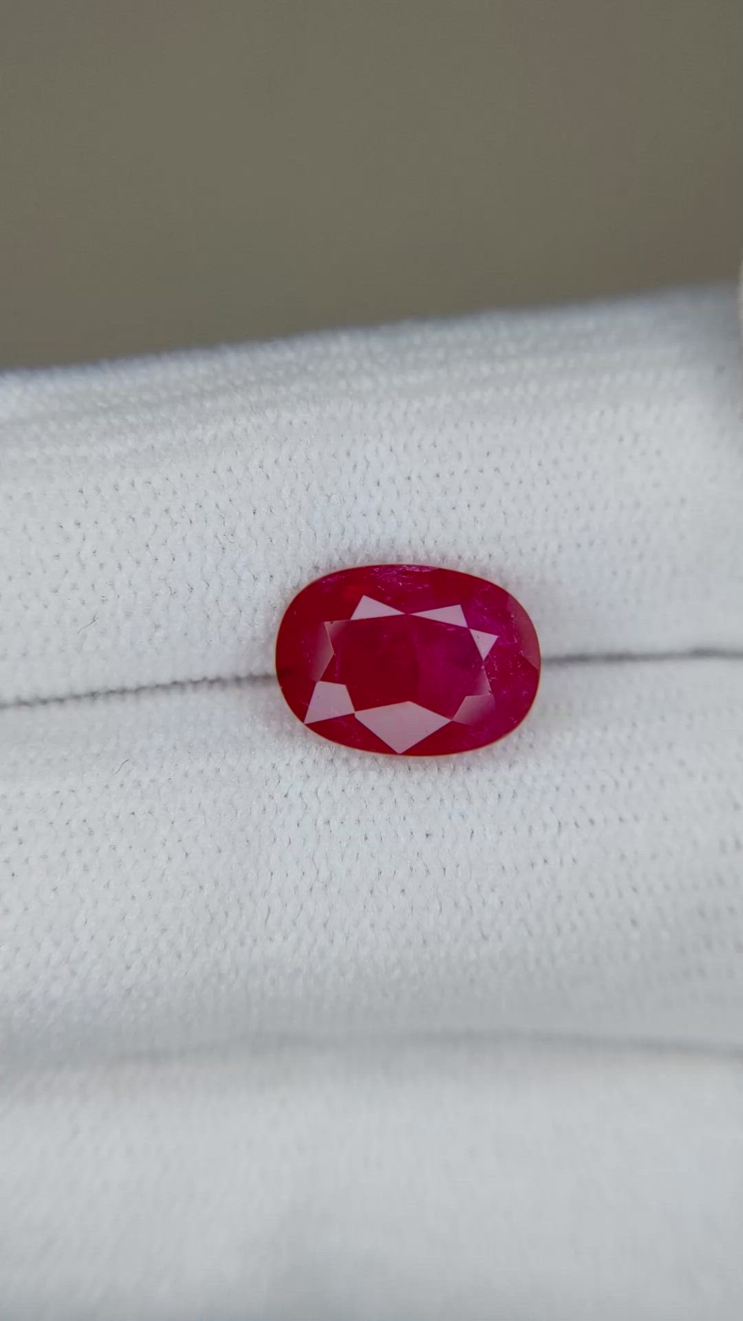 3.18 Ct. Ruby from Mozambique Size Video