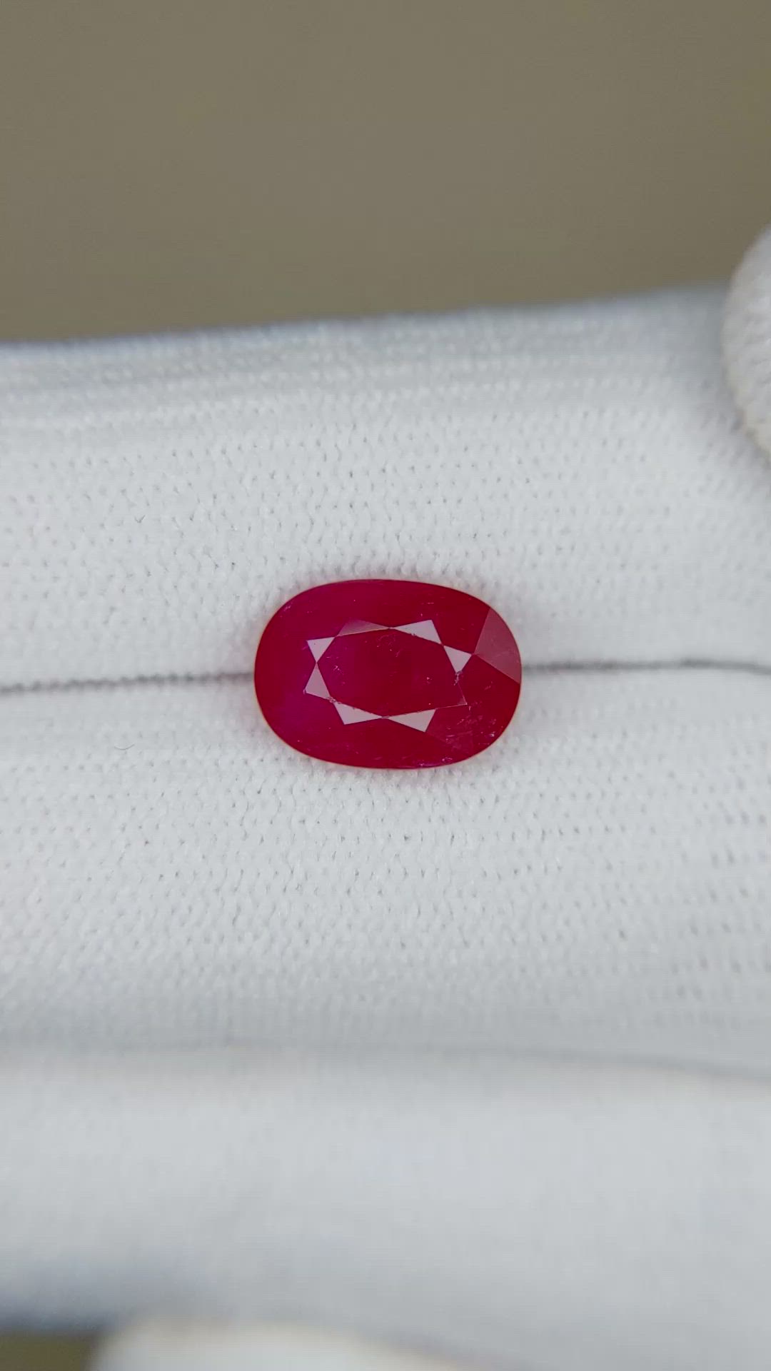 3.13 Ct. Ruby from Mozambique Size Video