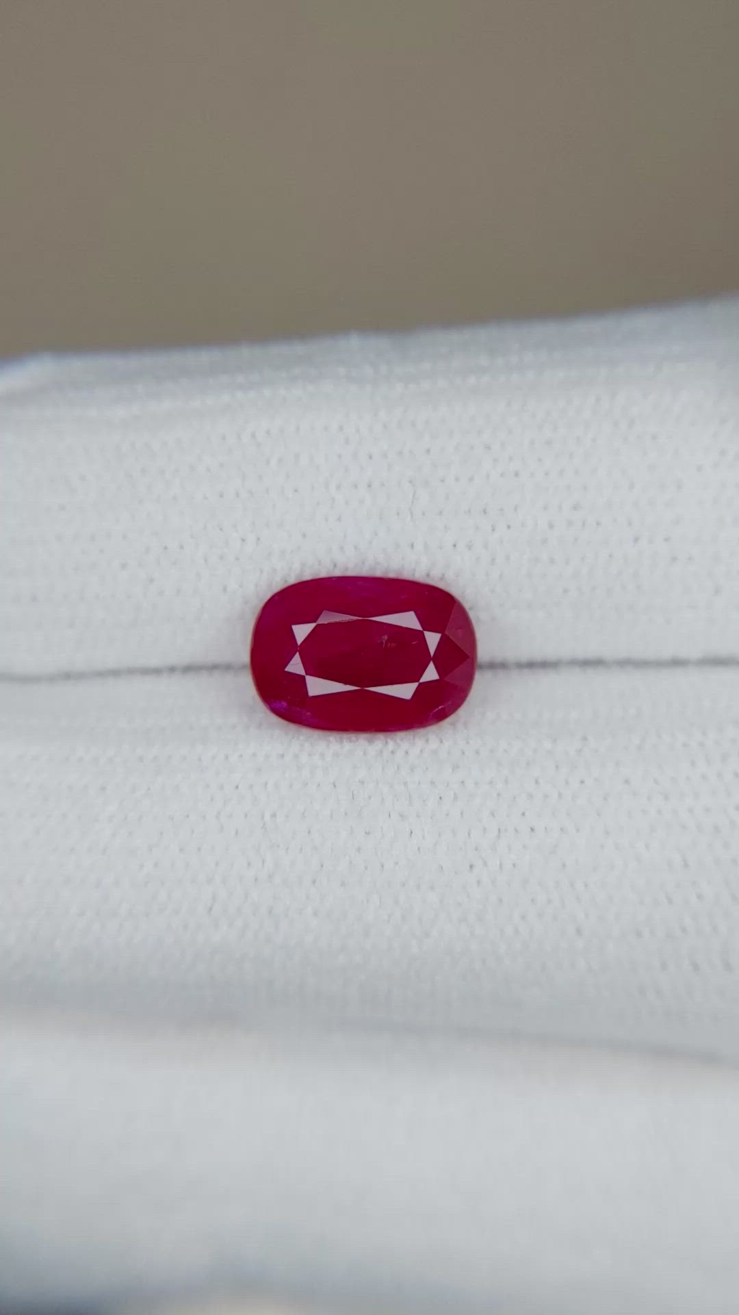 2.29 Ct. Ruby from Mozambique Size Video