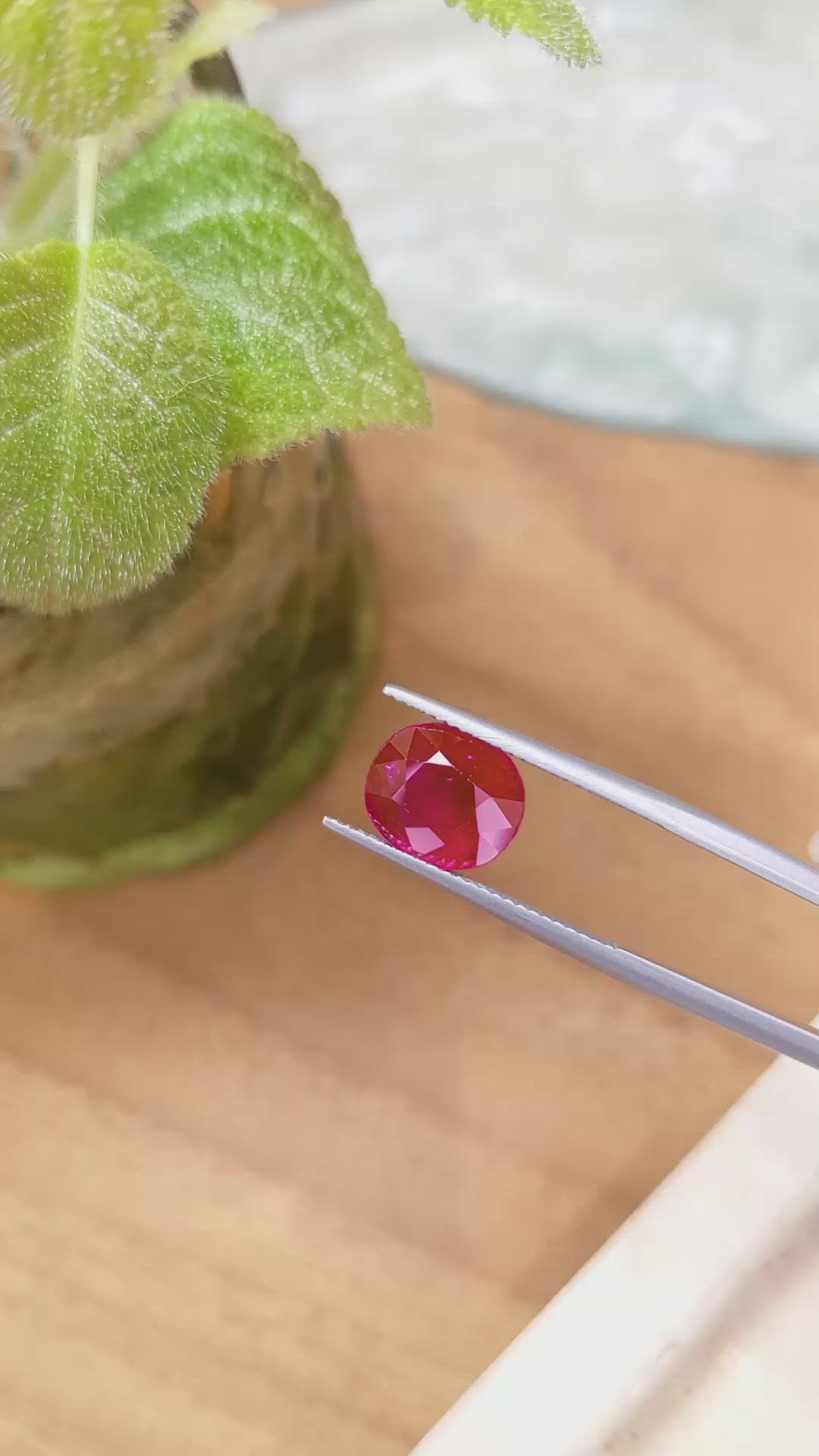 5.15 Ct. Ruby from Mozambique Size Video