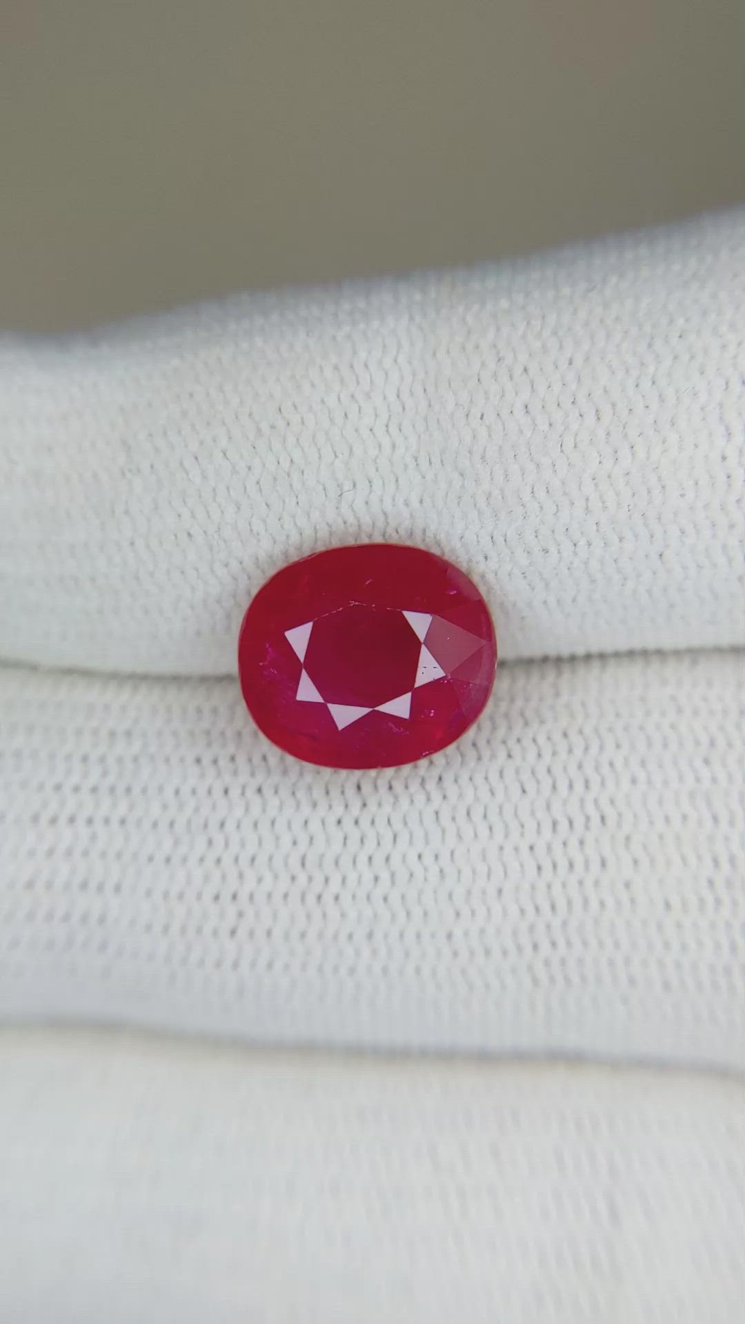 5.15 Ct. Ruby from Mozambique Size Video