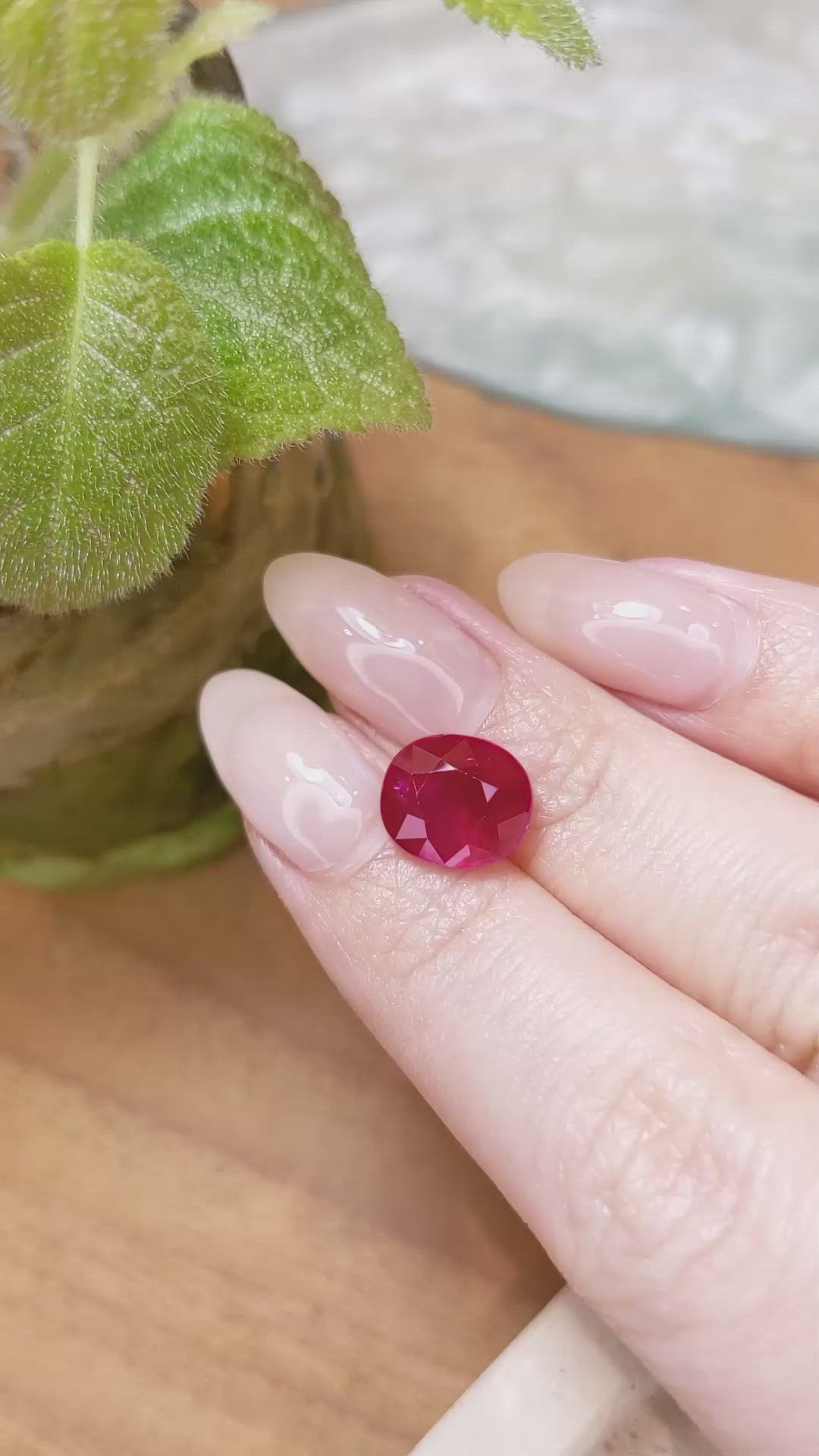 5.15 Ct. Ruby from Mozambique Size Video