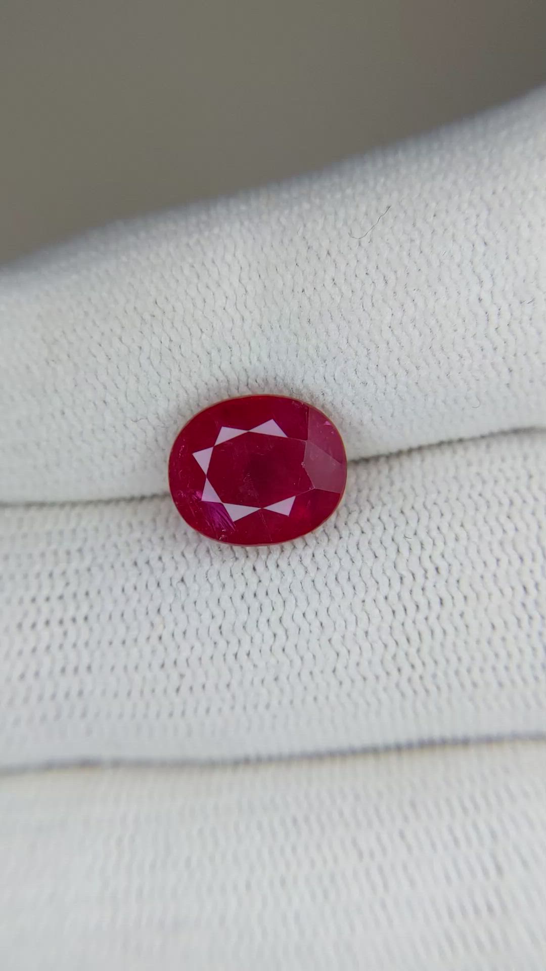 4.02 Ct. Ruby from Mozambique Size Video