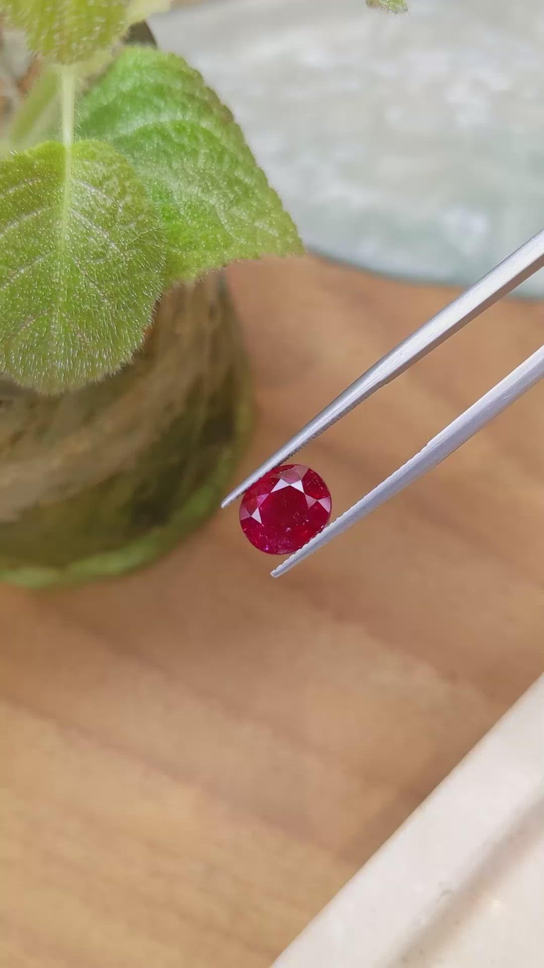 4.05 Ct. Ruby from Mozambique Size Video