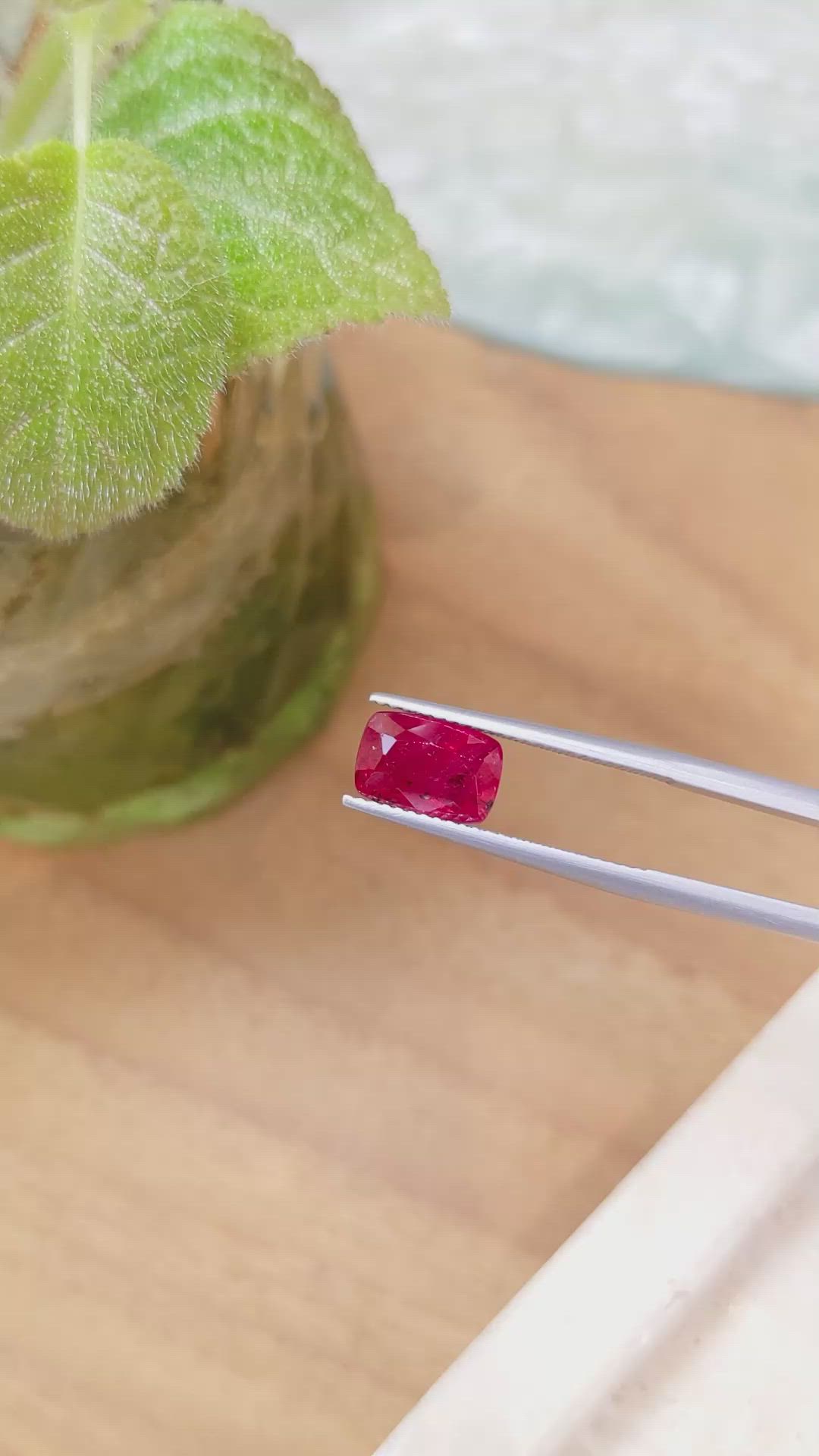 3.25 Ct. Ruby from Mozambique Size Video