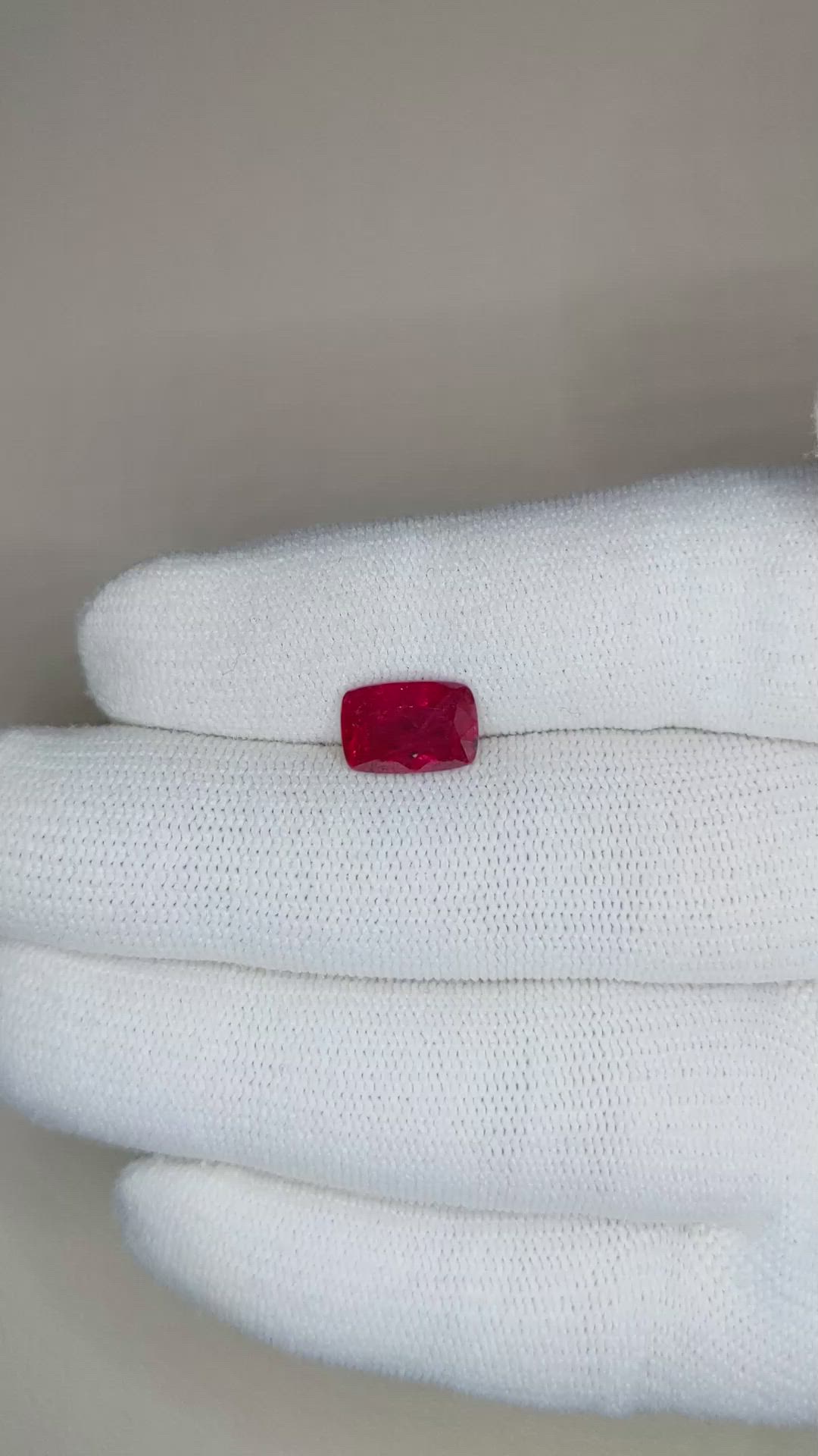 3.25 Ct. Ruby from Mozambique Size Video
