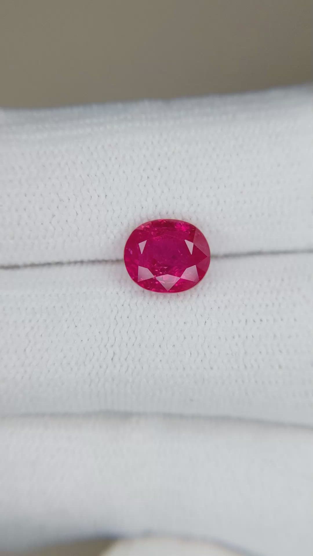 1.98 Ct. Ruby from Mozambique Size Video
