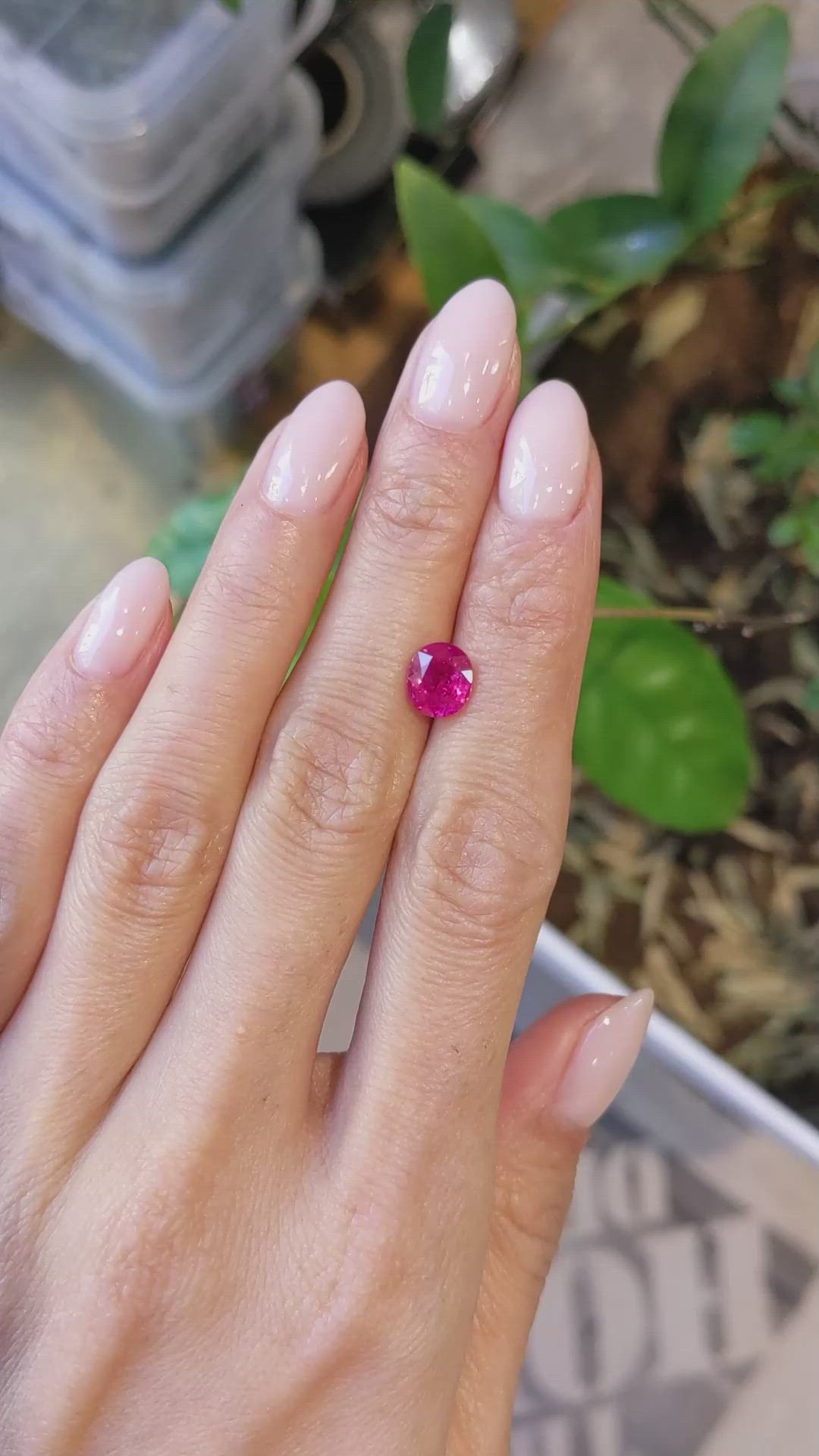 1.98 Ct. Ruby from Mozambique Size Video