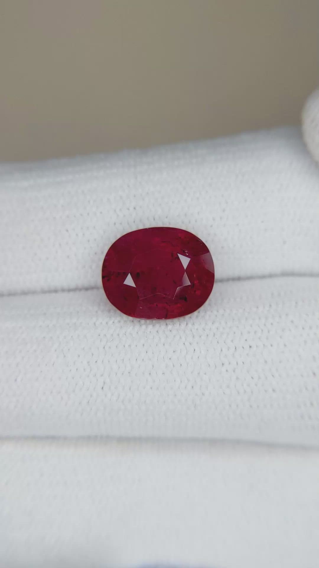 4.30 Ct. Ruby from Mozambique Size Video
