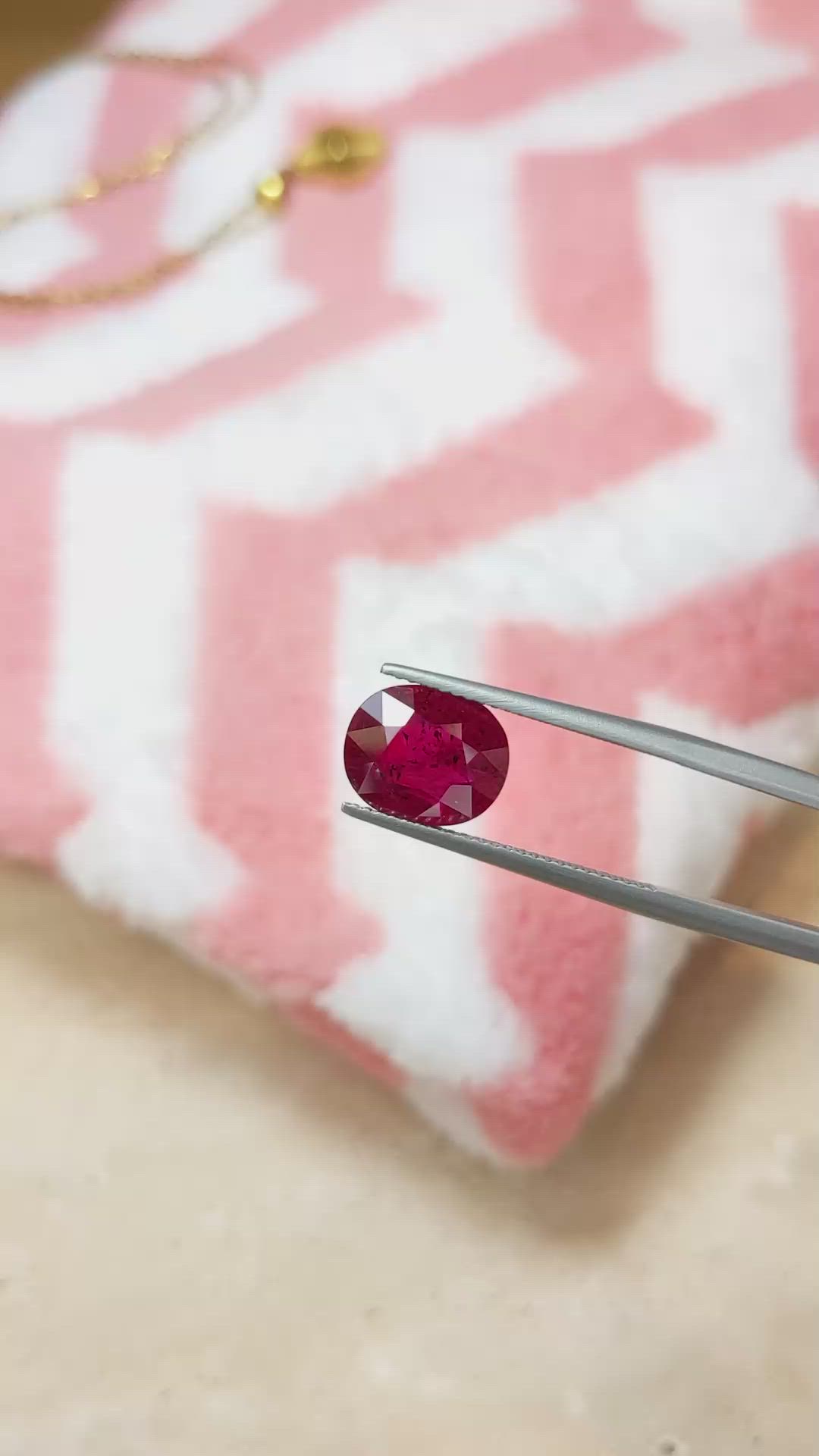 4.30 Ct. Ruby from Mozambique Size Video