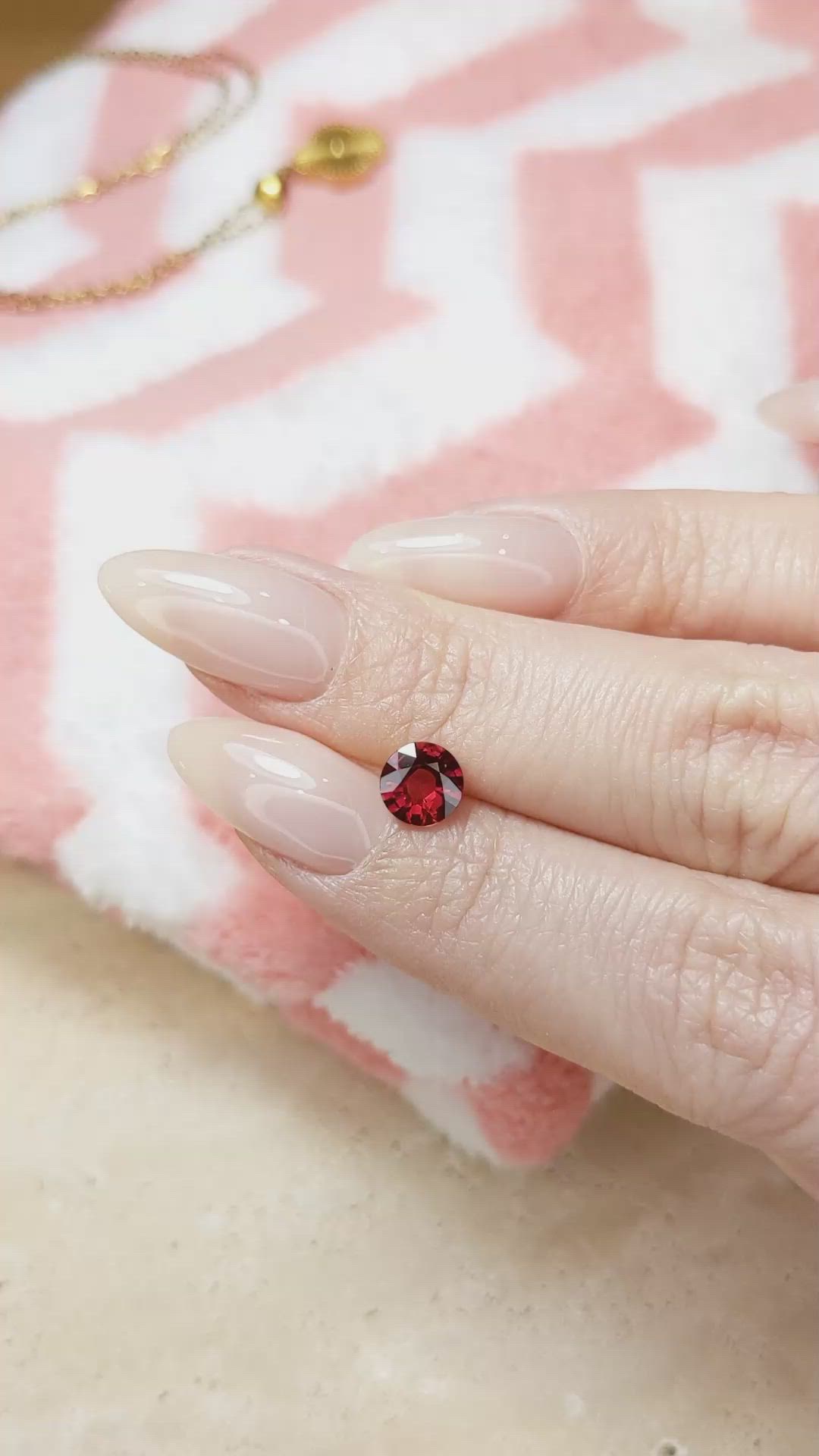 1.06 Ct. Ruby from Mozambique Size Video
