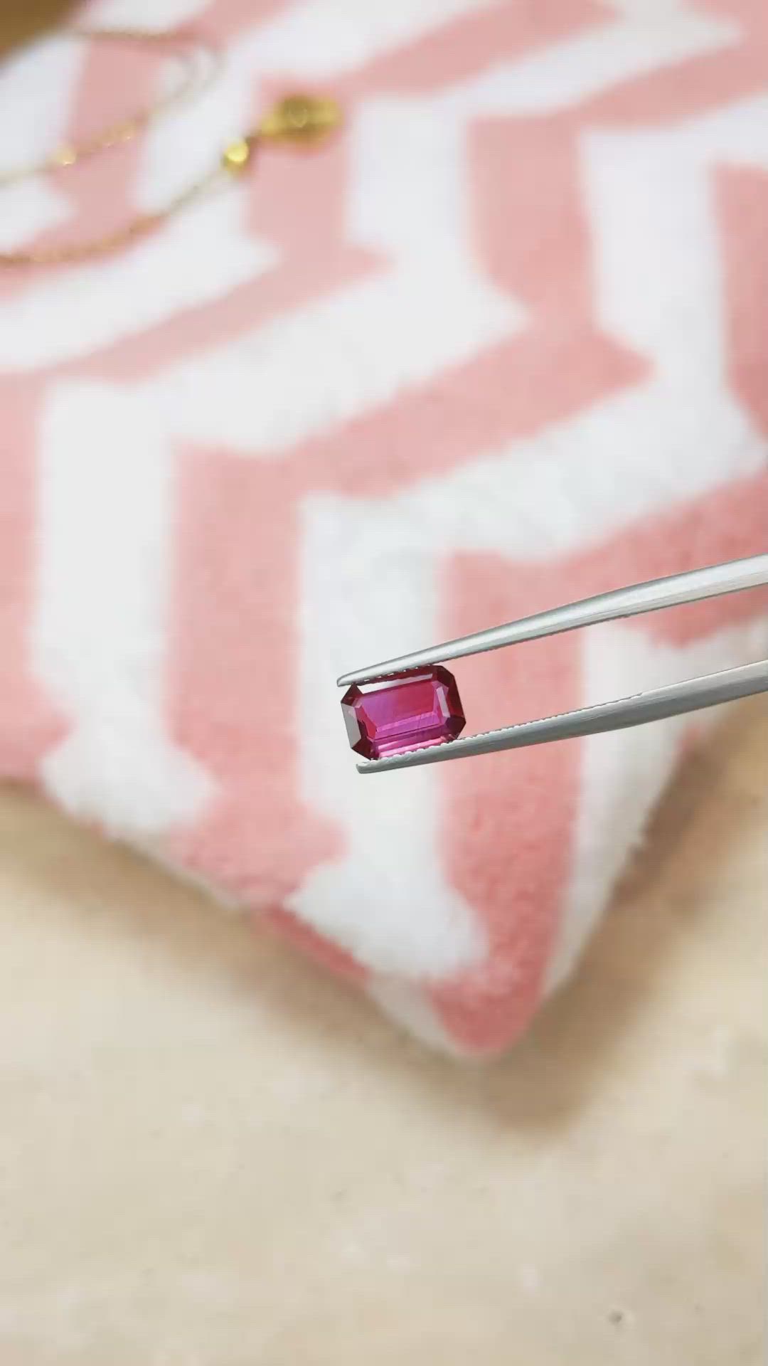 1.31 Ct. Ruby from Mozambique Size Video