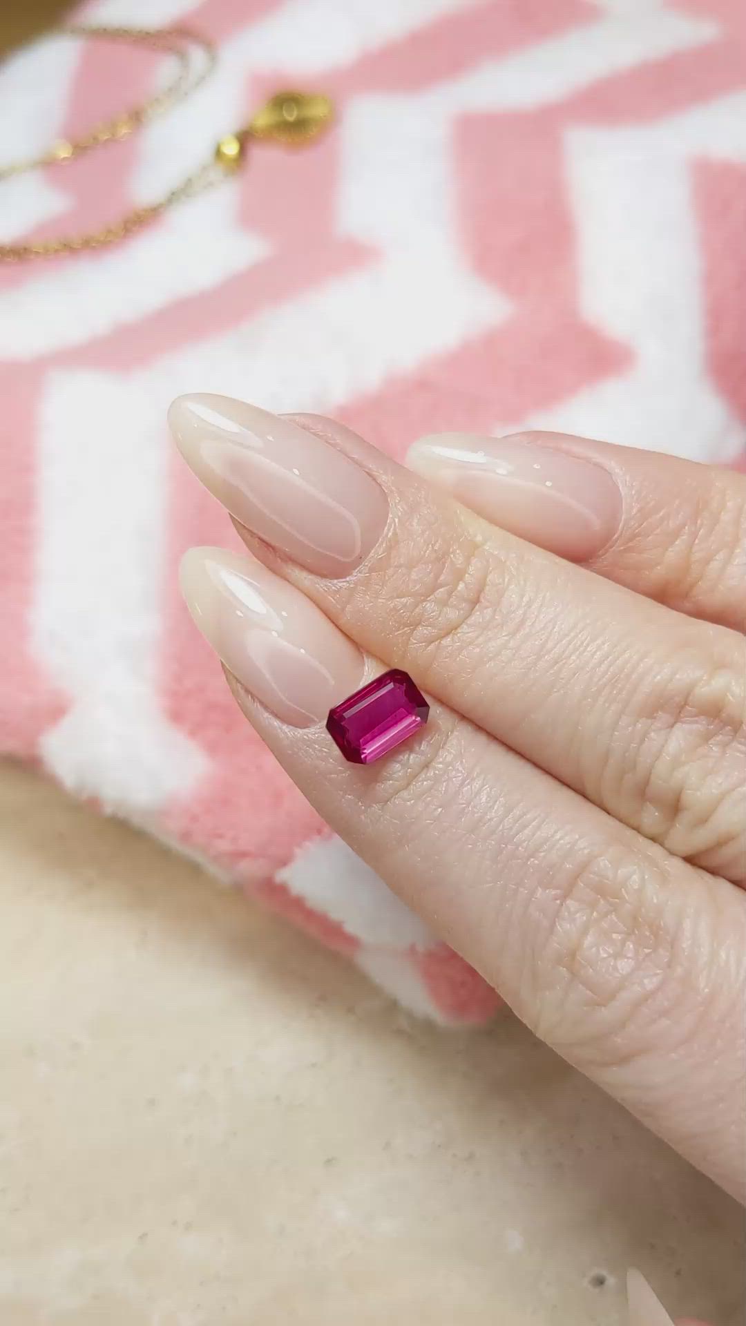 1.31 Ct. Ruby from Mozambique Size Video