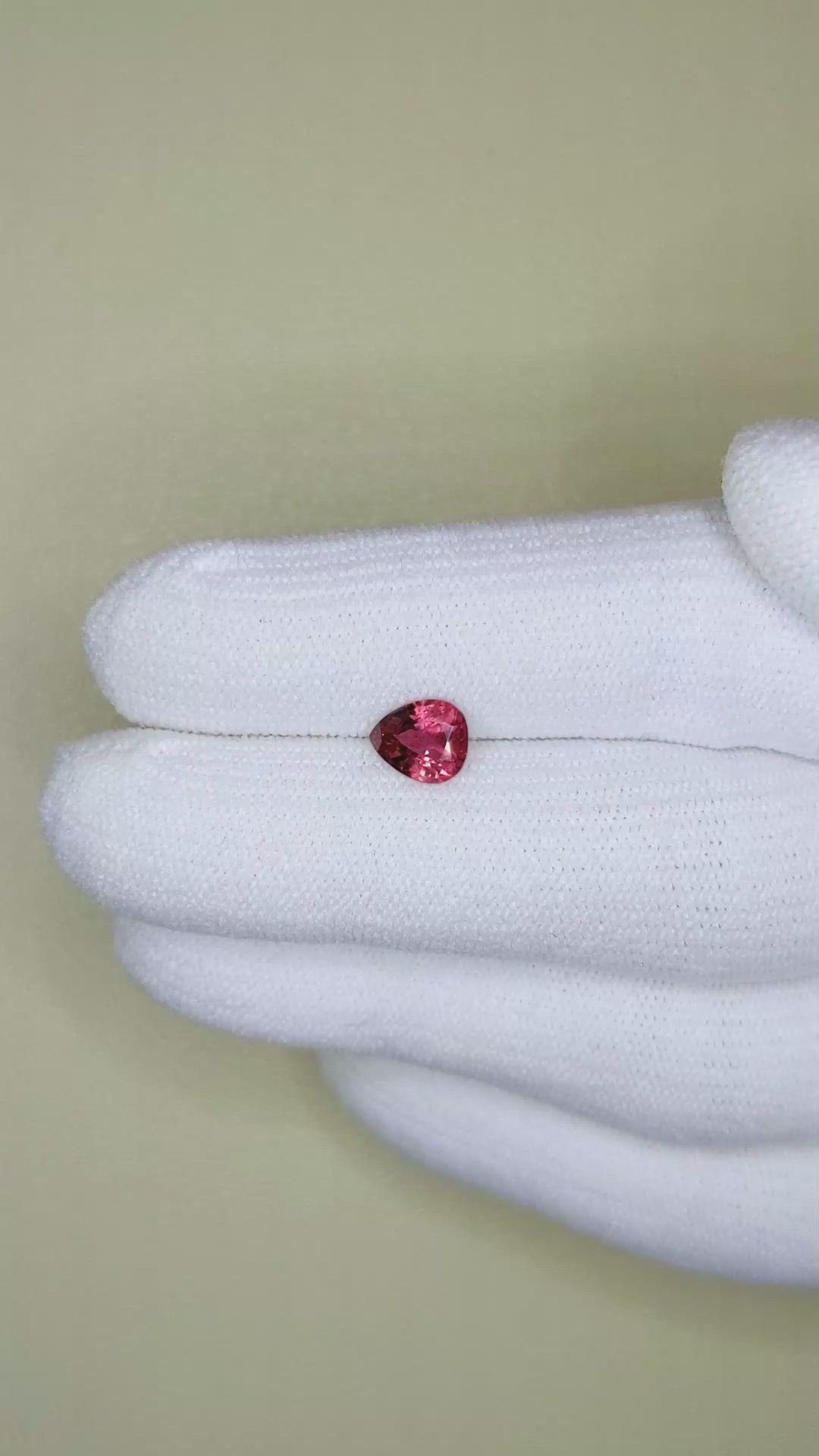 0.96 Ct. Ruby from Thailand Size Video