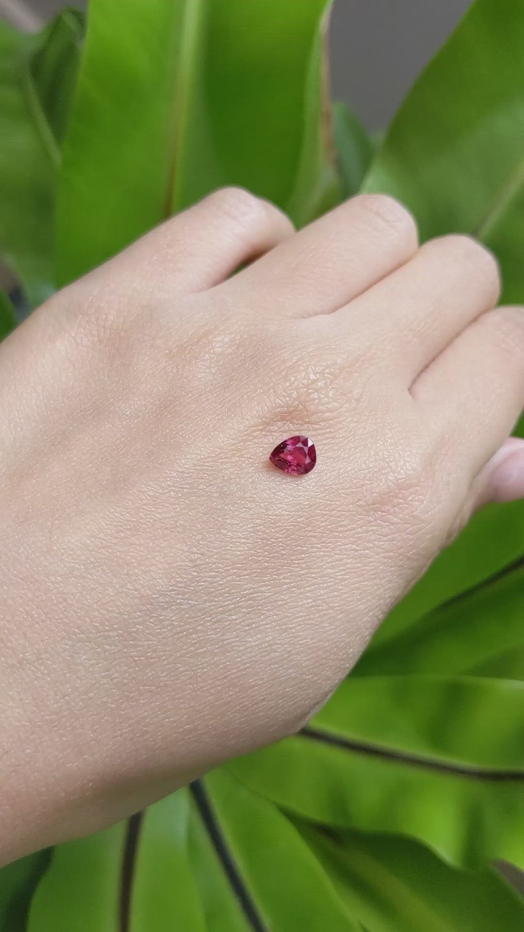 0.96 Ct. Ruby from Thailand Size Video