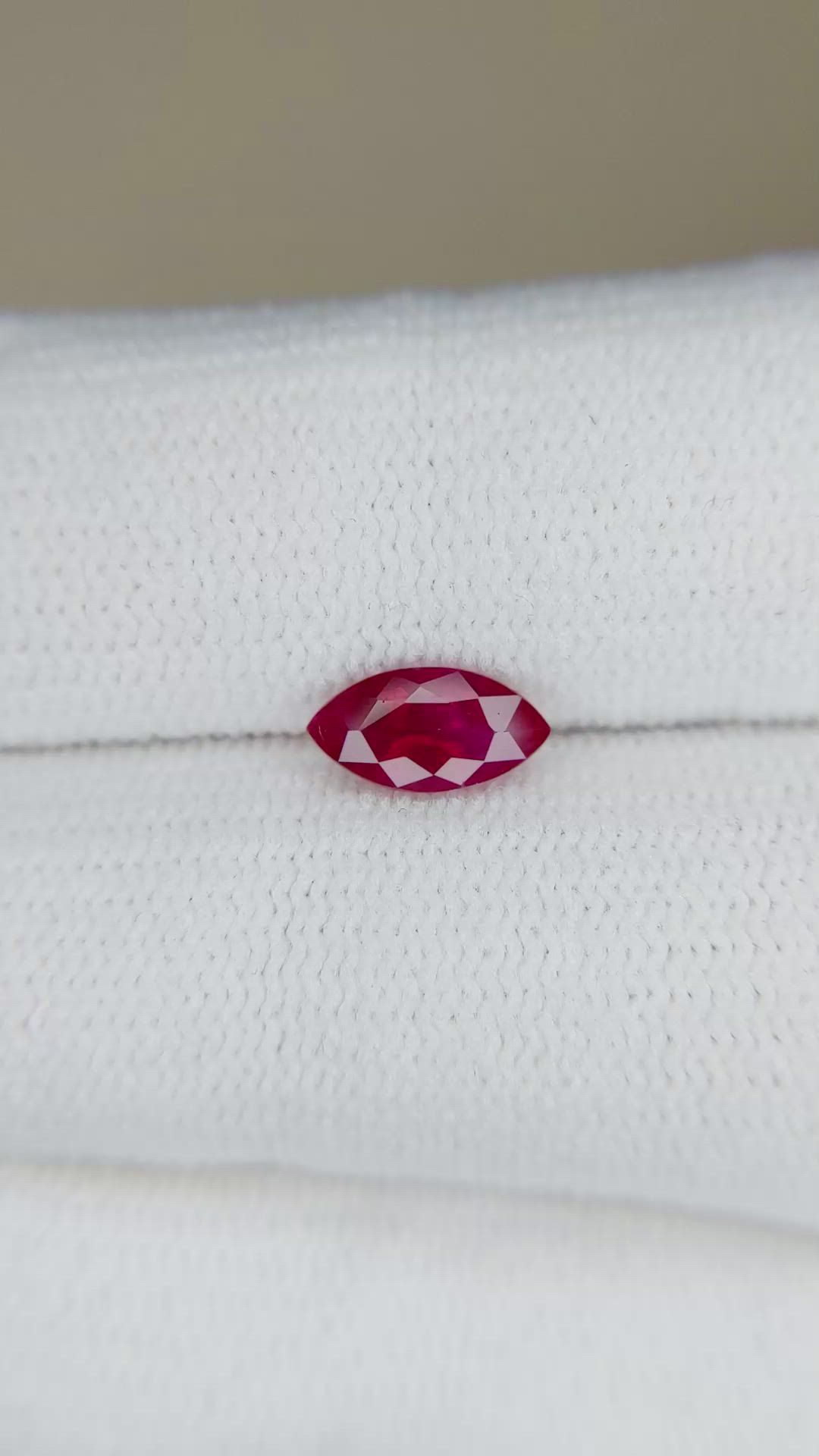 0.73 Ct. Ruby from Thailand Size Video