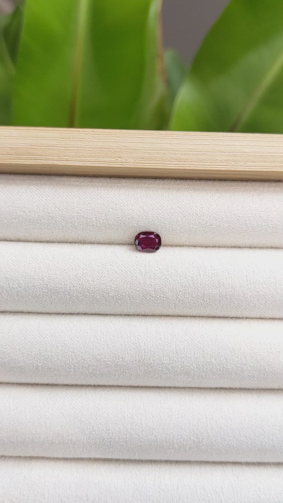 0.71 Ct. Ruby from Thailand Size Video