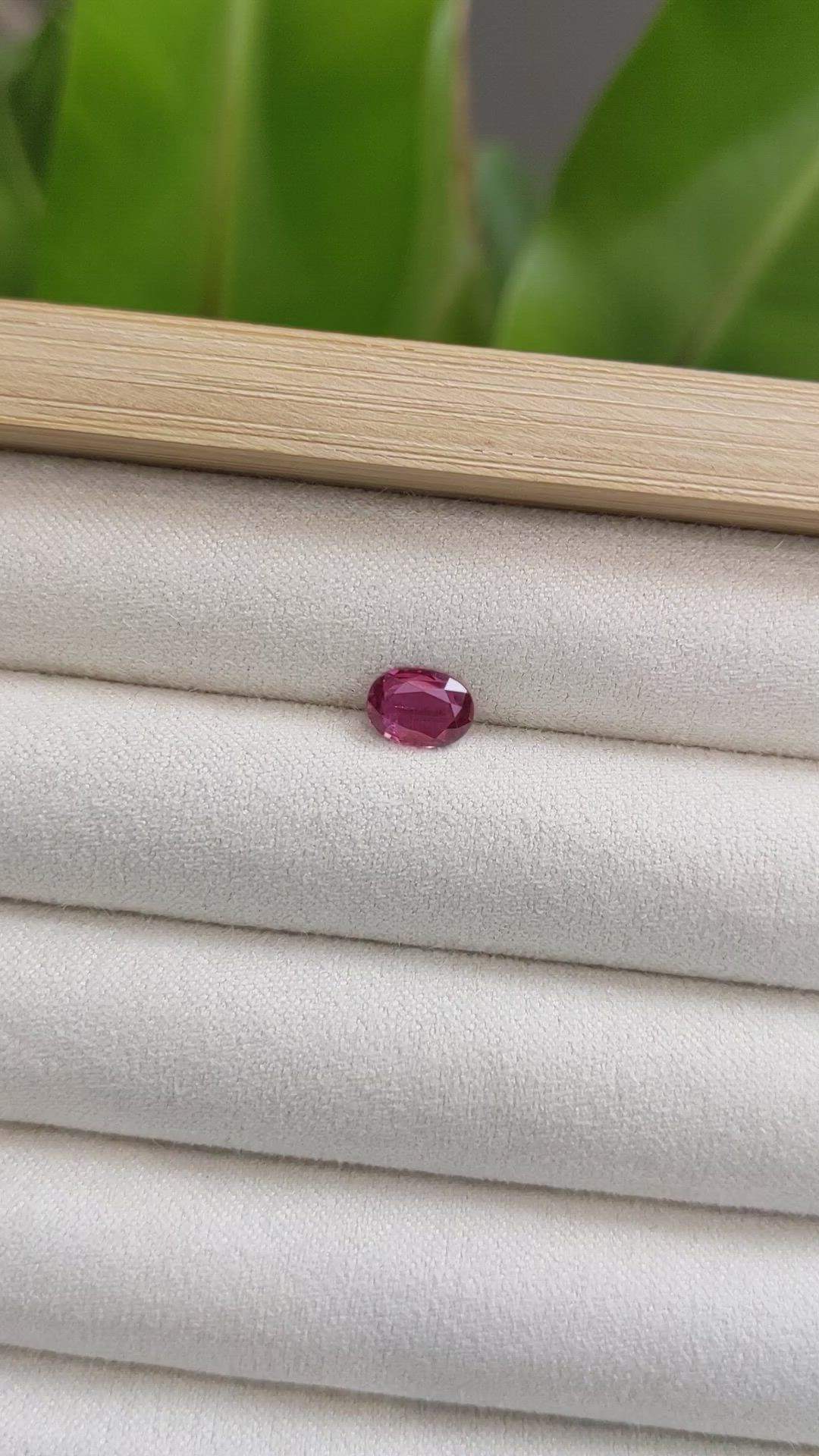 0.93 Ct. Ruby from Thailand Size Video