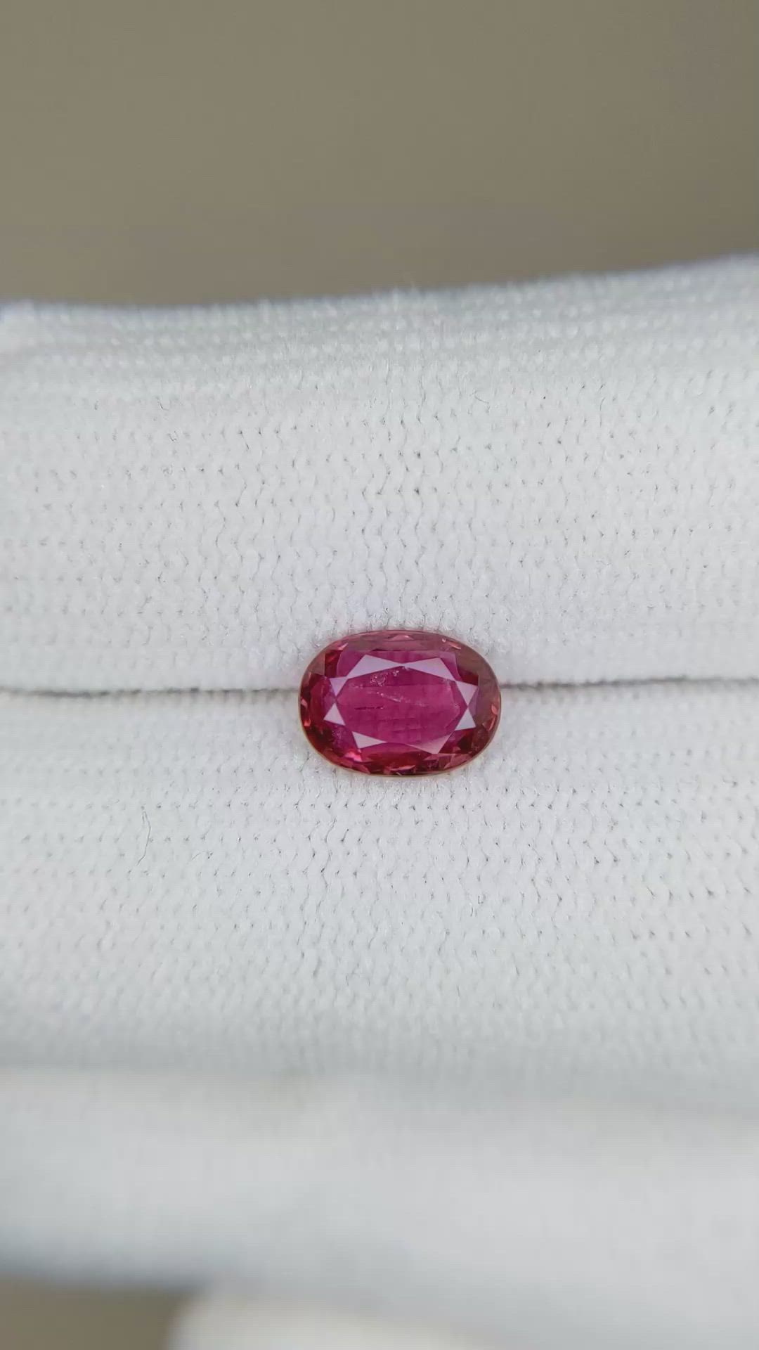 0.93 Ct. Ruby from Thailand Size Video