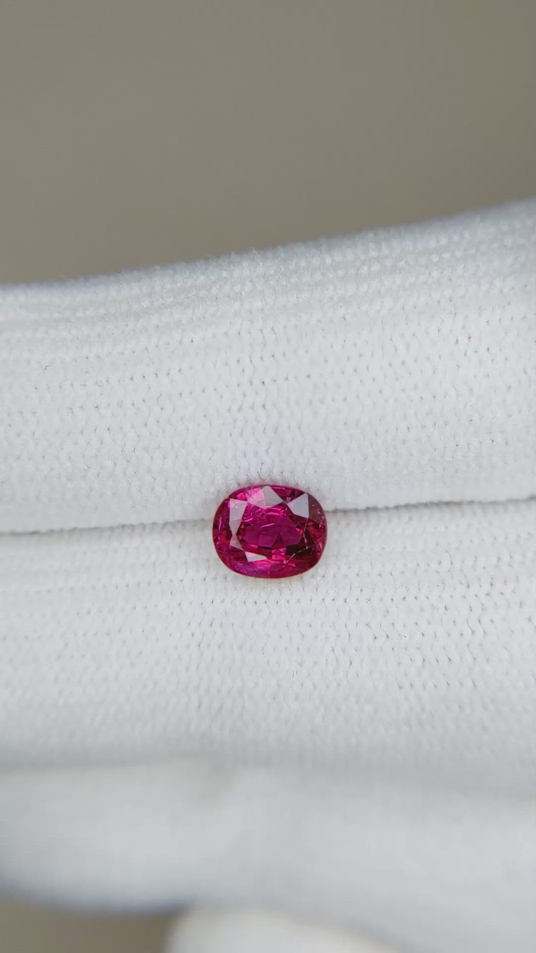 0.92 Ct. Ruby from Thailand Size Video
