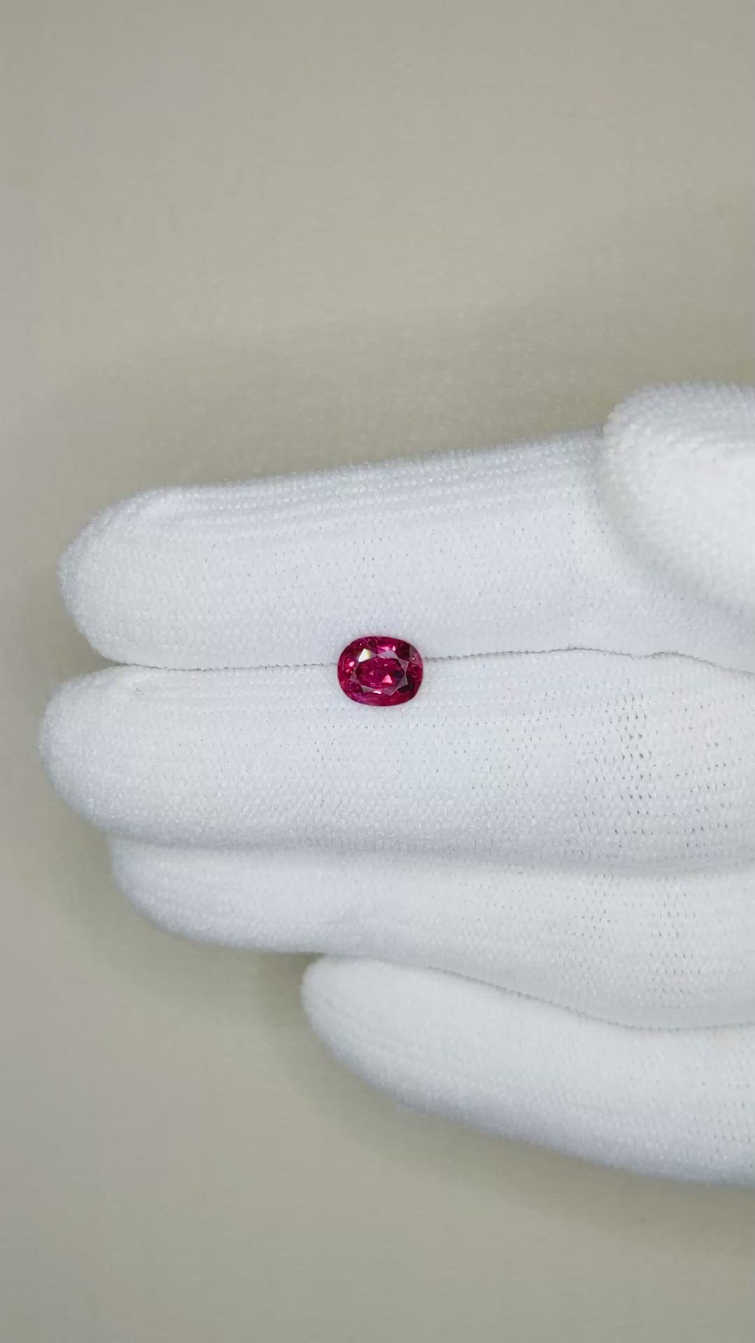 0.92 Ct. Ruby from Thailand Size Video
