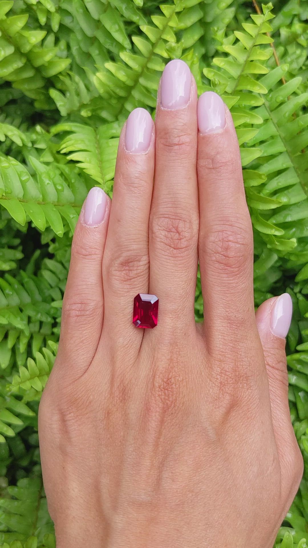 4.02 Ct. Ruby from Mozambique Size Video
