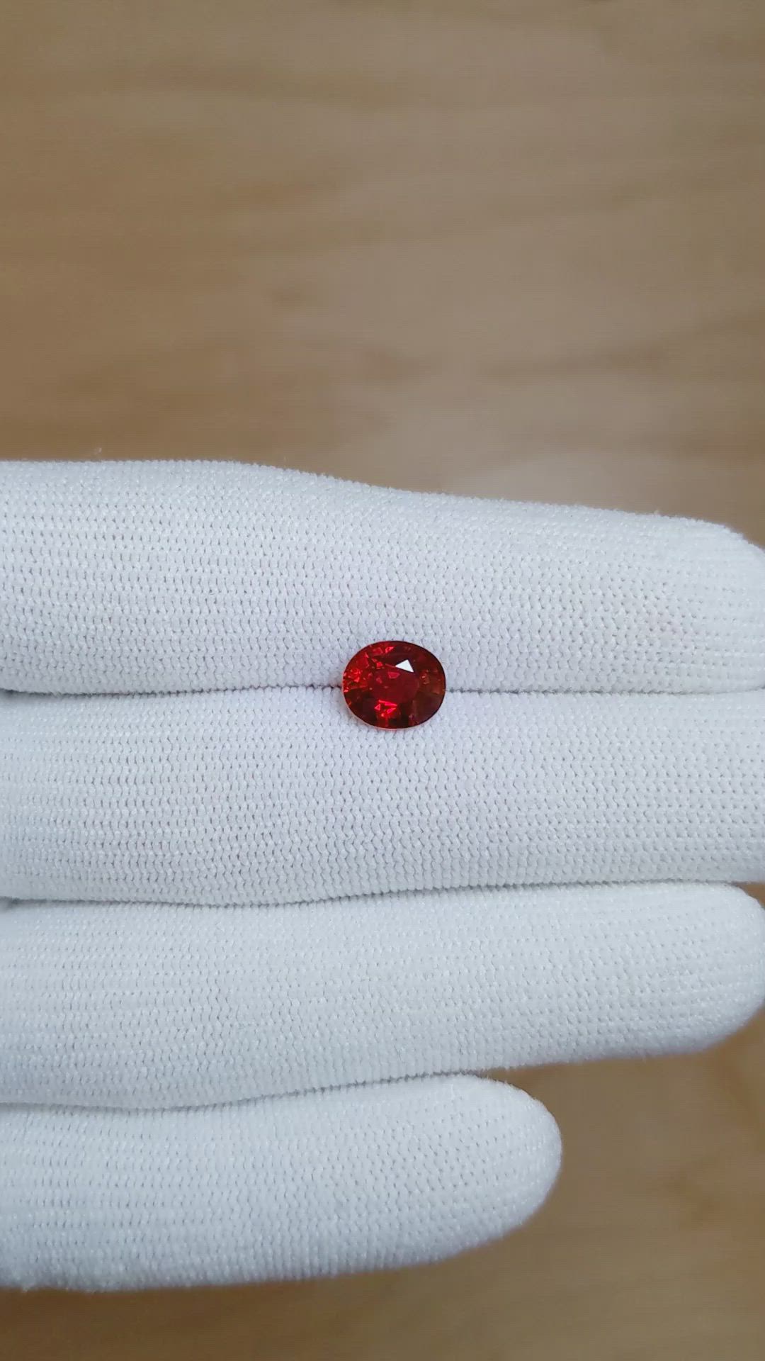 2.11 Ct. Ruby from Mozambique Size Video