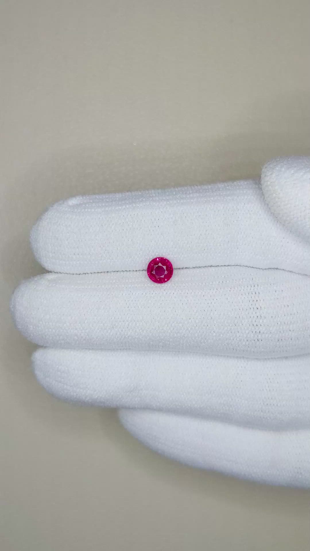 0.56 Ct. Ruby from Burma (Myanmar) Size Video