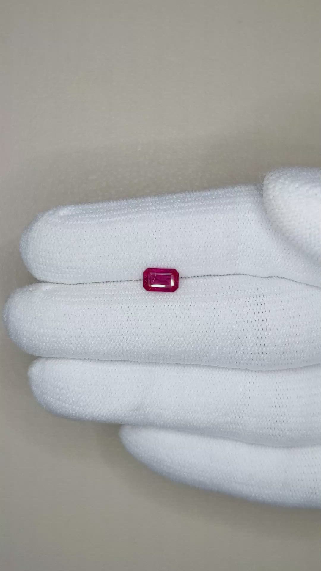 0.61 Ct. Ruby from Burma (Myanmar) Size Video
