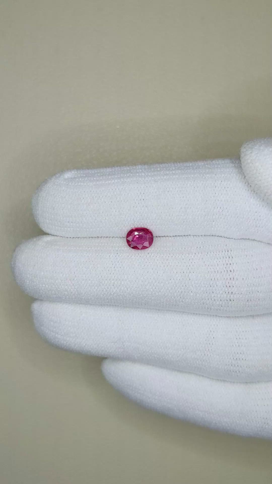 0.55 Ct. Ruby from Burma (Myanmar) Size Video