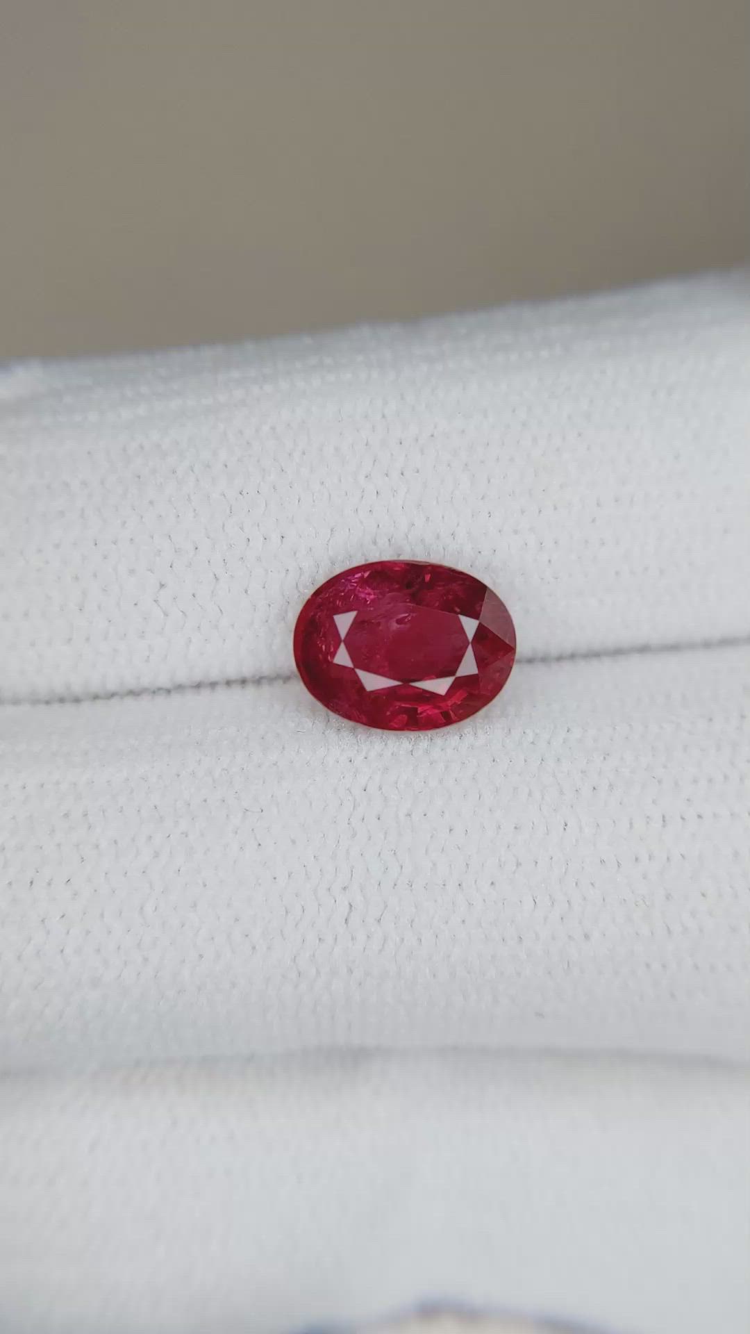 2.03 Ct. Ruby from Mozambique Size Video