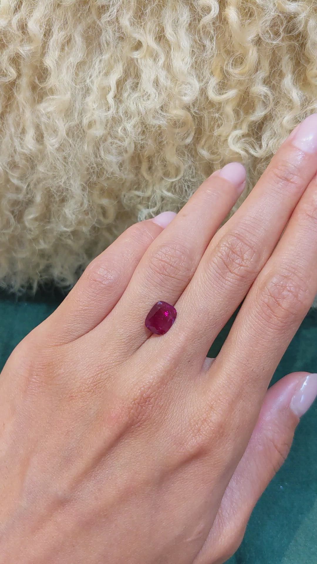 1.87 Ct. Ruby from Mozambique Size Video