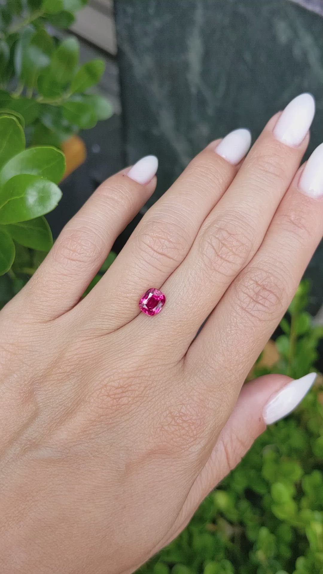 1.48 Ct. Ruby from Mozambique Size Video