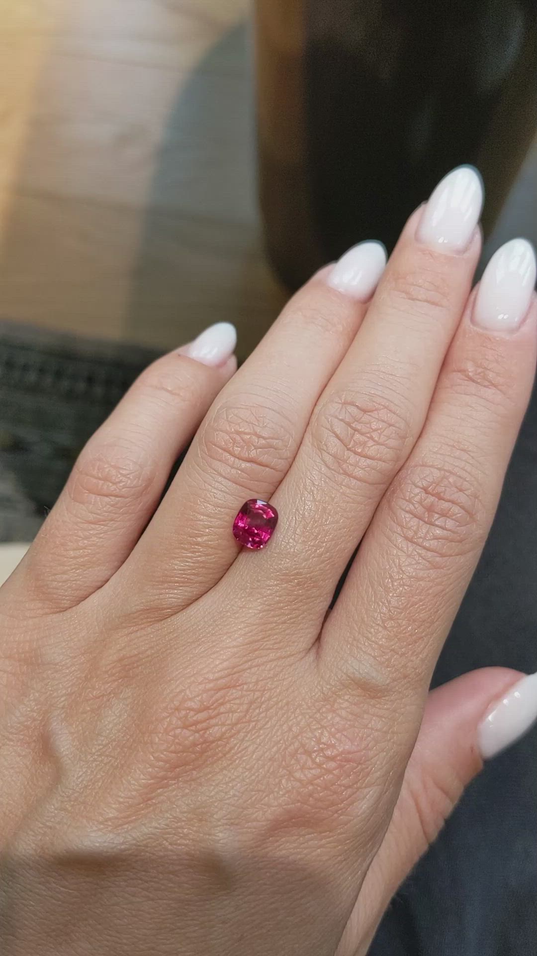 1.48 Ct. Ruby from Mozambique Size Video